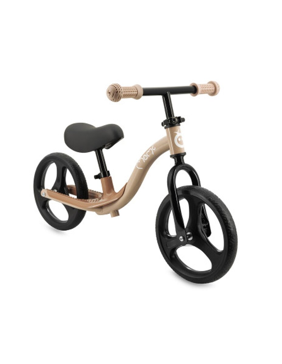 MoMi ISOKA Laufrad in Beige mit LED-Leuchten für Kinder ab 2 Jahren