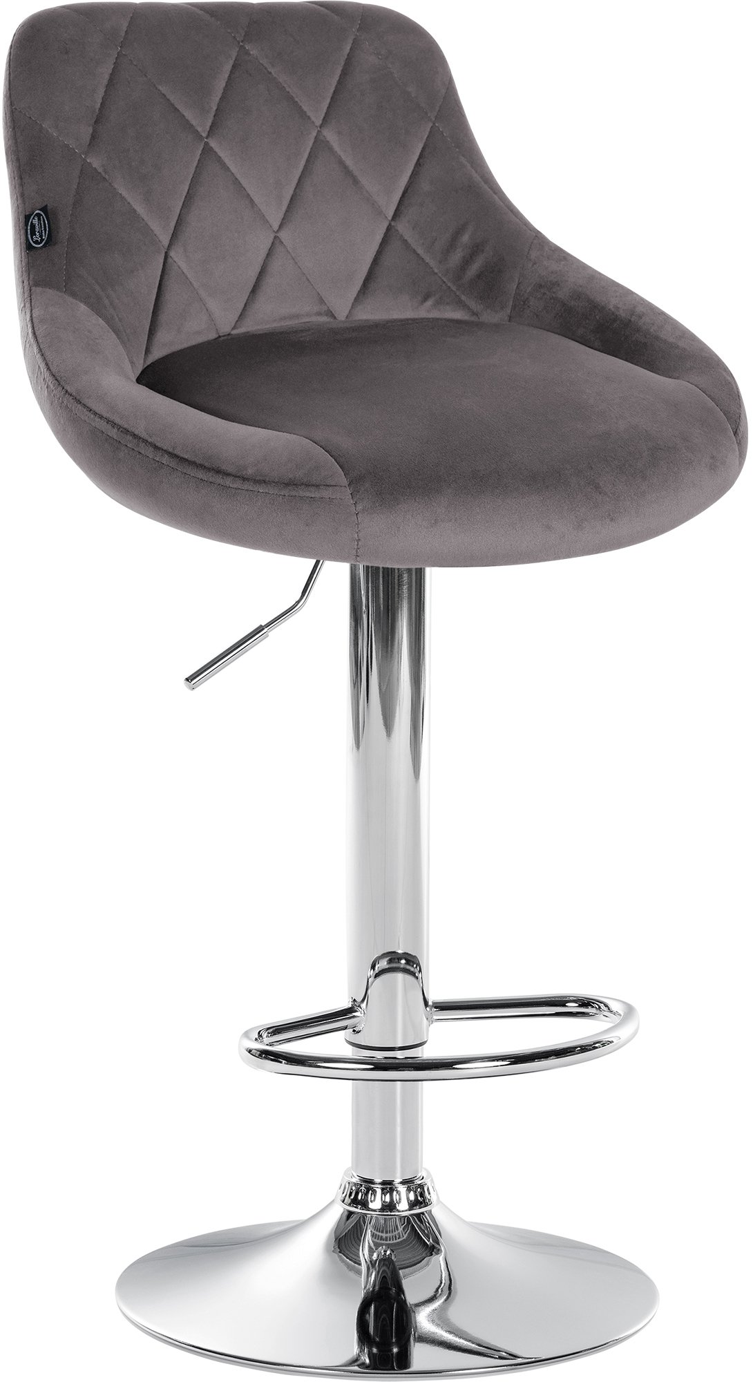 Barhocker Lazio Samt chrom