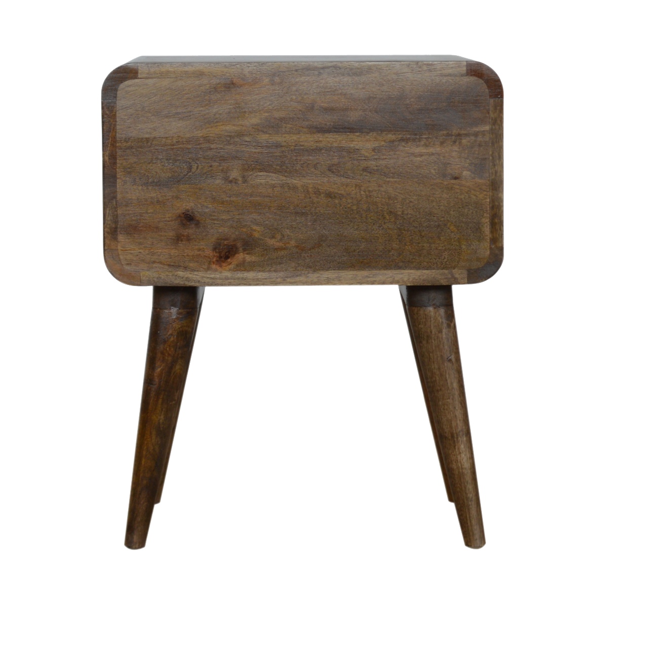 Geschwungenes Nachttischchen „Classic Grey Washed“