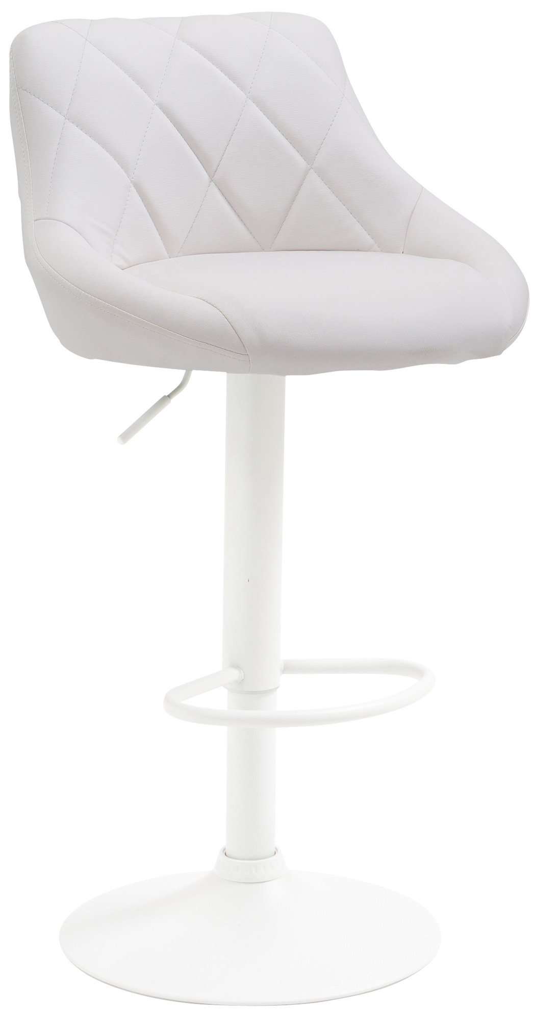 Barhocker Lazio Kunstleder weiß
