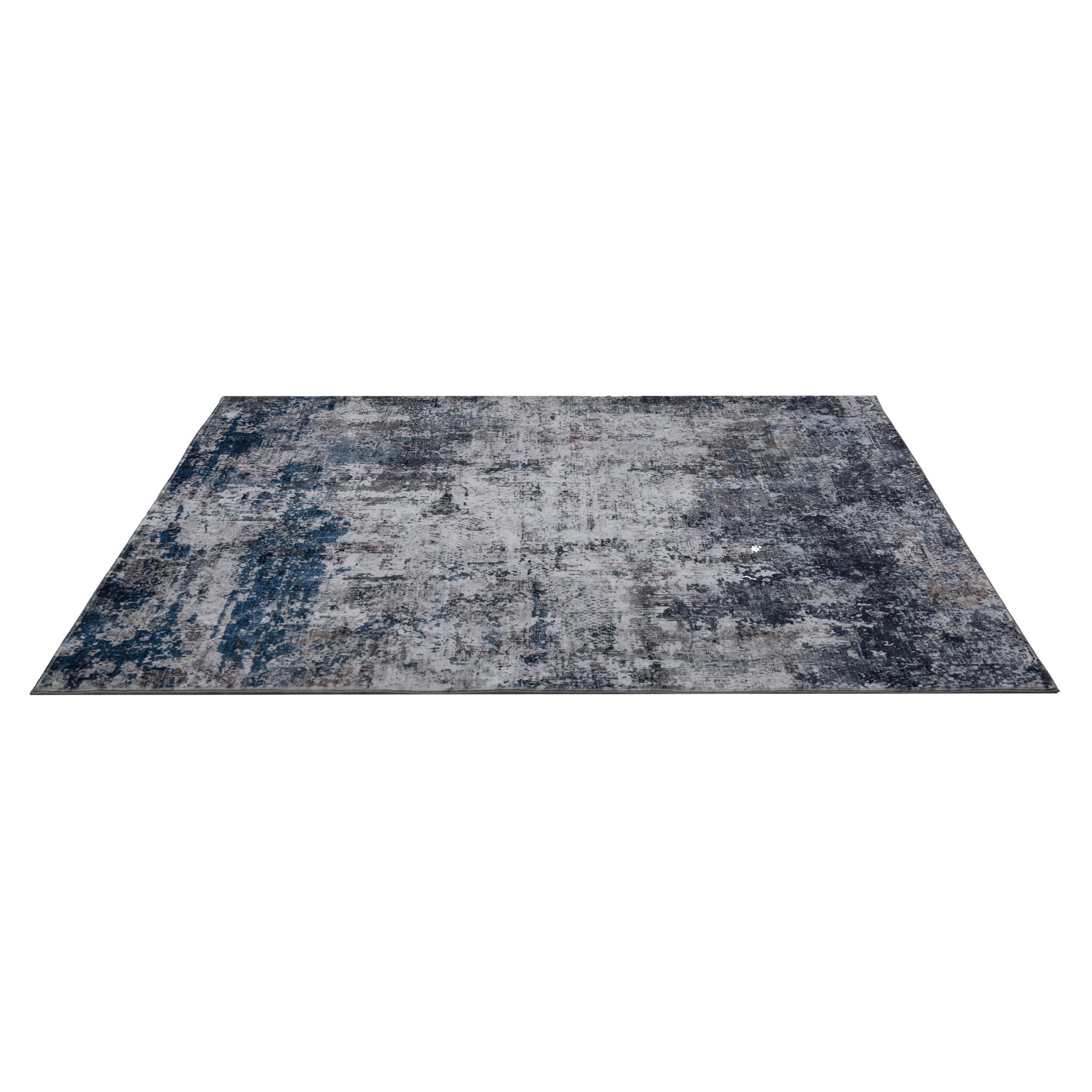 Abstrakter Aquarell-Teppich Blau