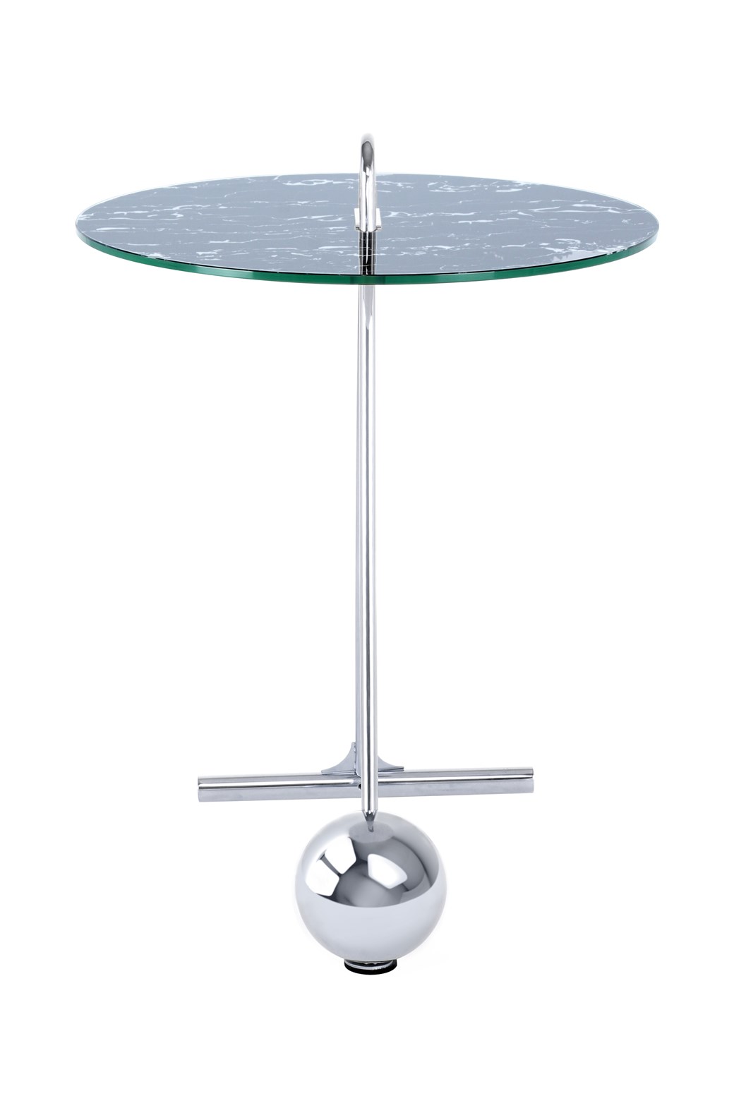 Beistelltisch Beistelltisch Pendulum 525 Silber / Schwarz