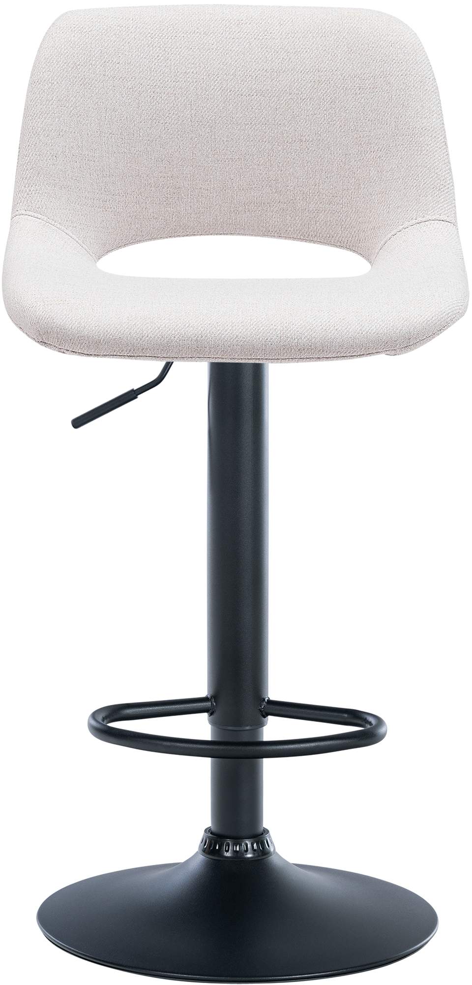 Barhocker Camden Stoff schwarz
