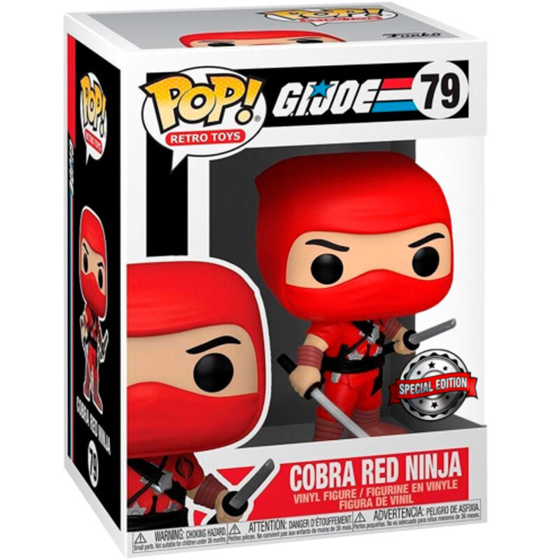 Funko Sammel- & Spielfiguren Funko 56111 - Pop! G.I. Joe Cobra Red Ninja Exclusive #79