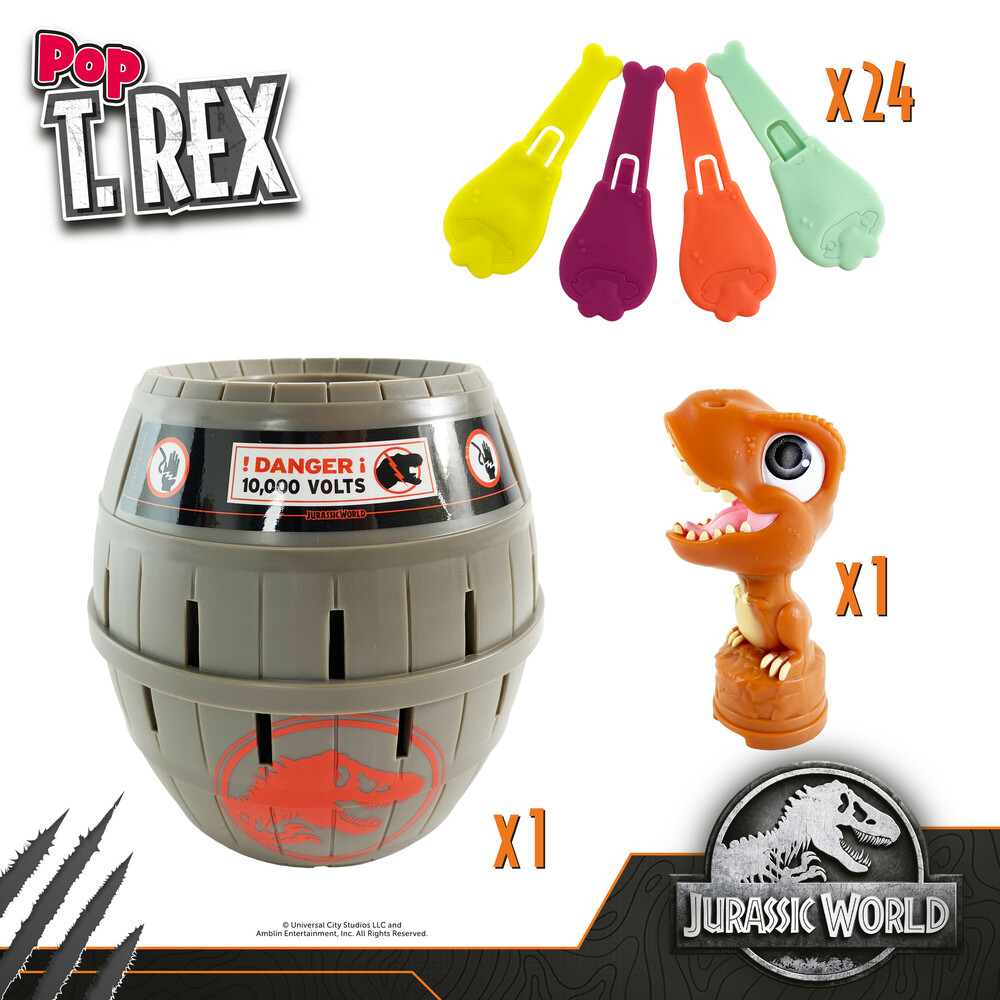 TOMY Unterhaltungsspiele Tomy - Jurassic World - Pop up T-Rex