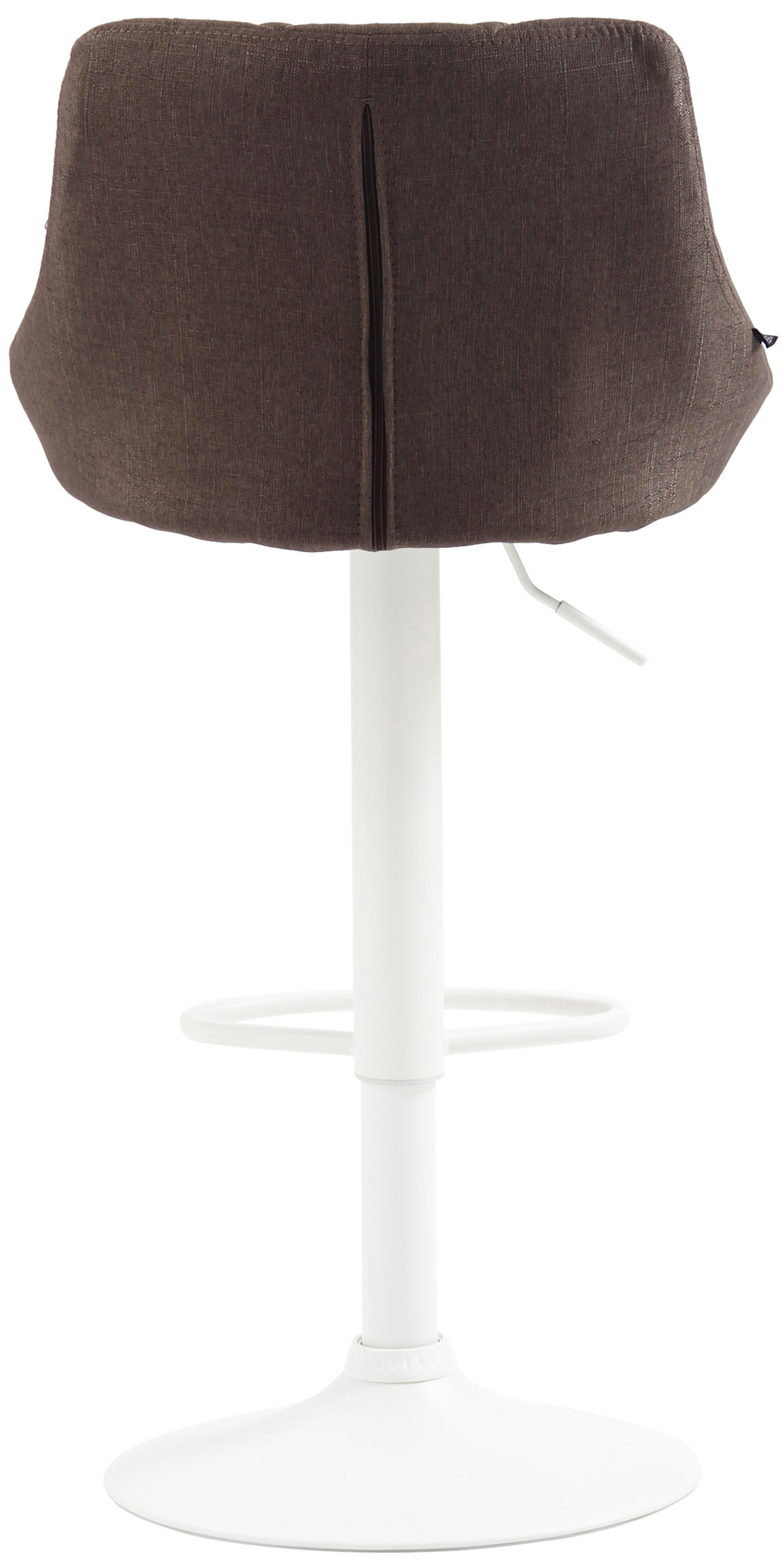 Barhocker Lazio Stoff weiß