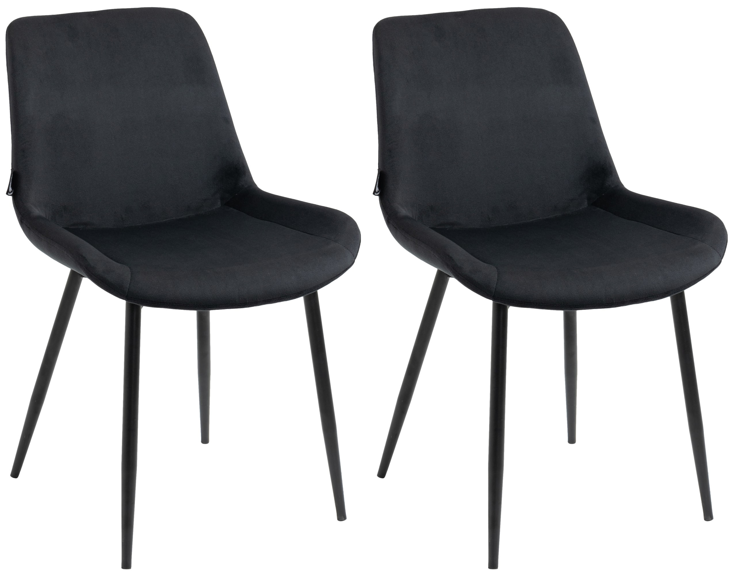 2er Set Esszimmerstühle Victoria Samt
