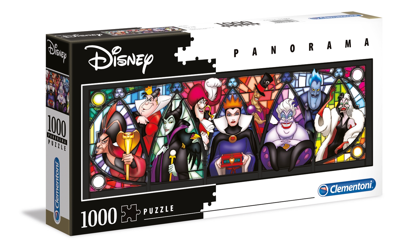 Clementoni Puzzles Clementoni 39516 - Disney Villains - 1000 Teile Puzzle - Panorama Collection