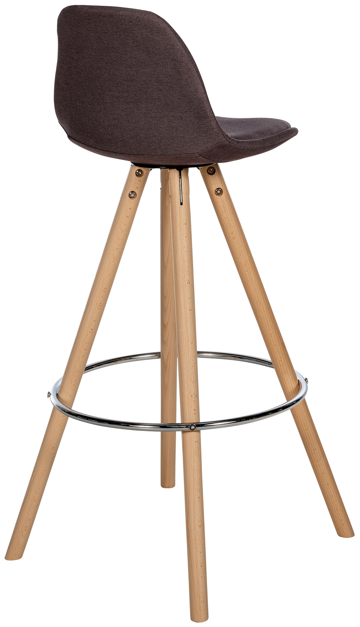 Barhocker Corbin Stoff Rund natura
