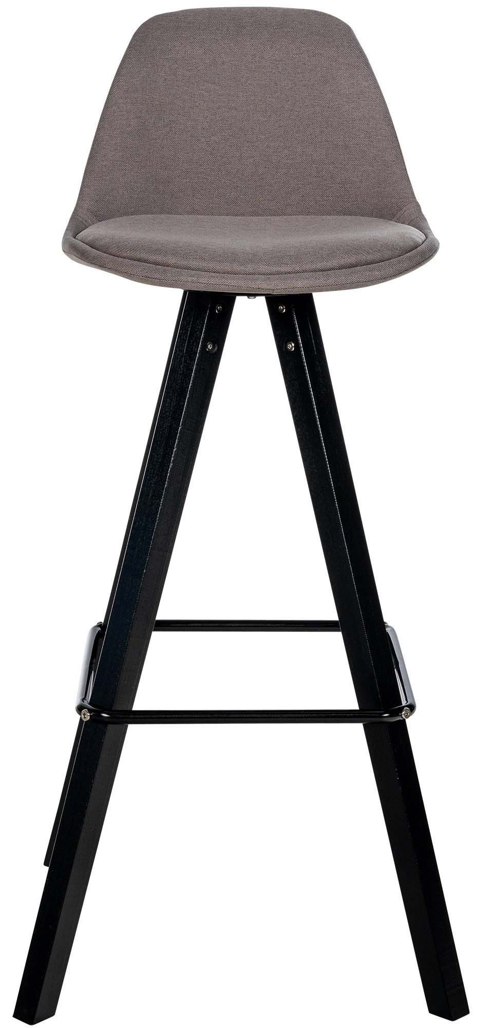 Barhocker Corbin Stoff Square schwarz