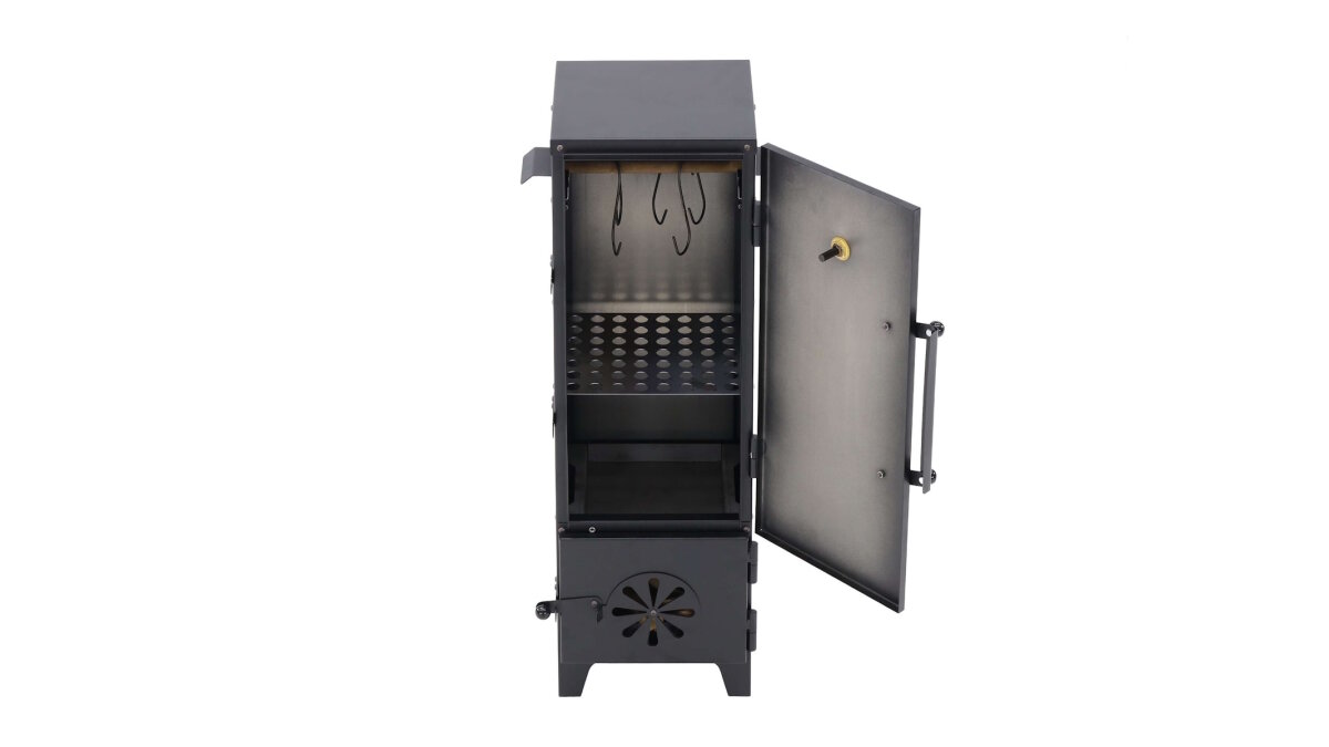Markone Räucherofen DUO – kompakter Smoker 30x30x103 cm für Fleisch, Fisch & Co.