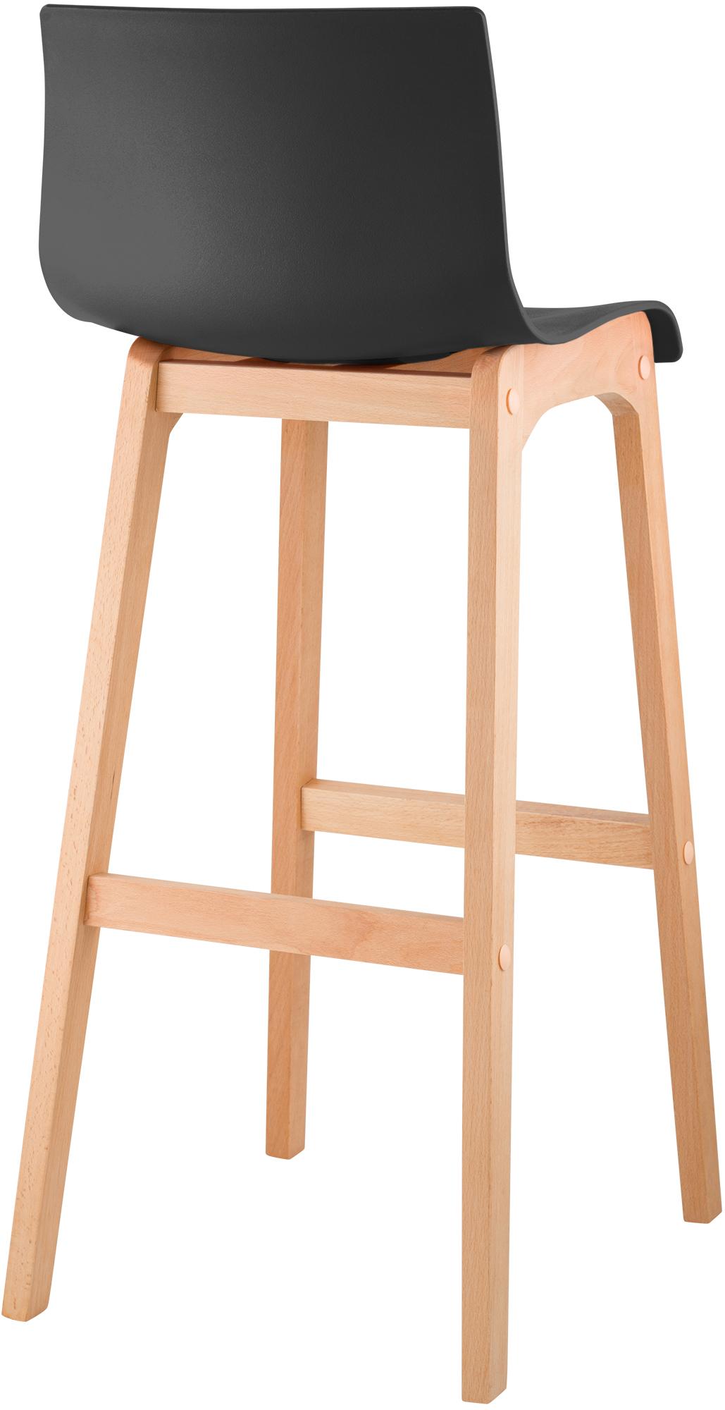Barhocker Hoover Natura 4-Fuß Gestell
