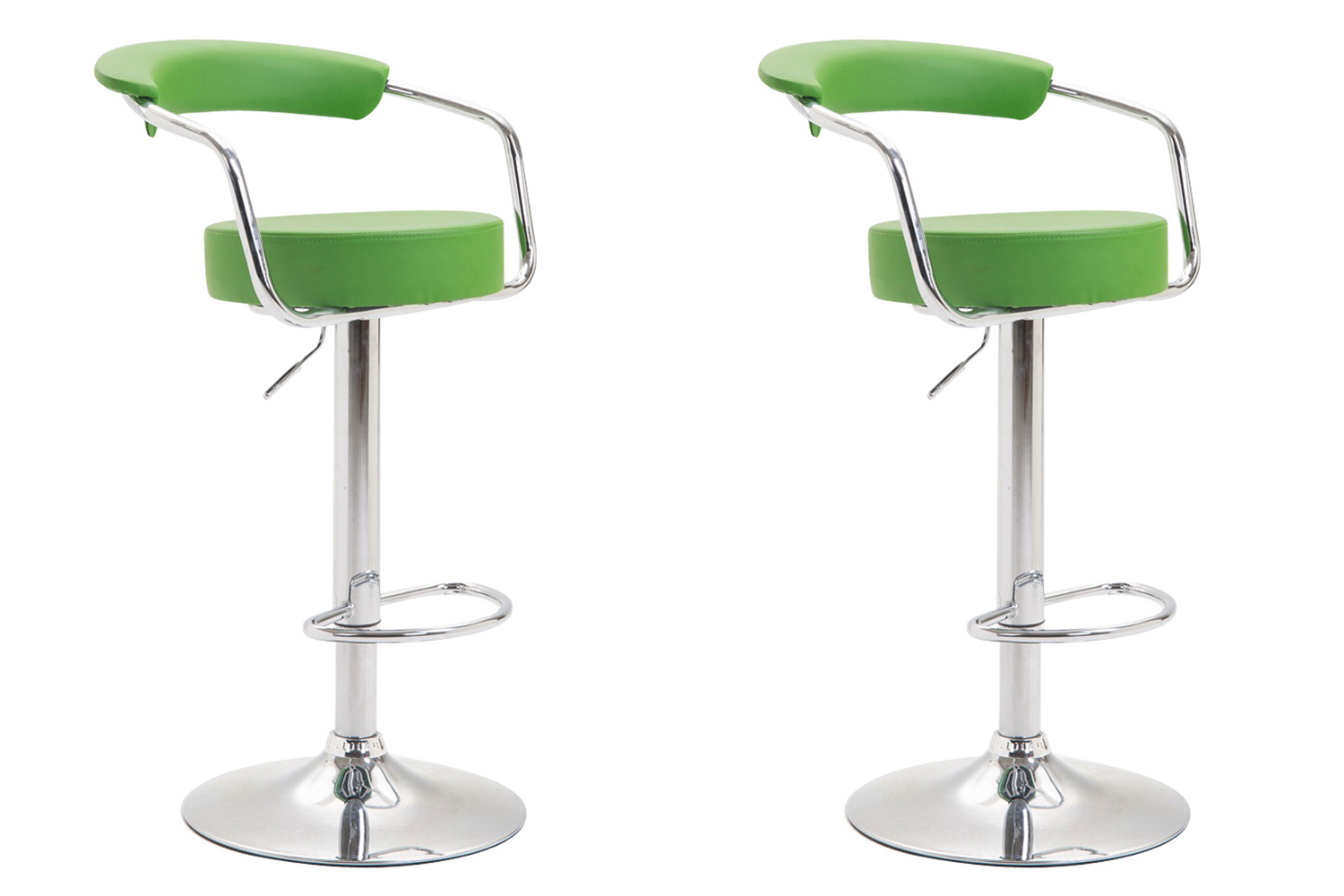 2er Set Barhocker Azzurri Kunstleder