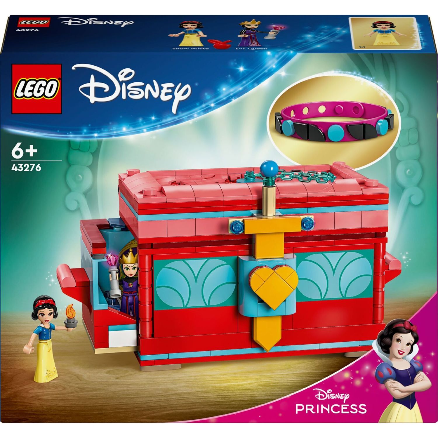 LEGO® Bau- & Konstruktionsspielzeug LEGO® Disney Princess 43276 - Schneewittchens Schmuckkassette (358 Teile)