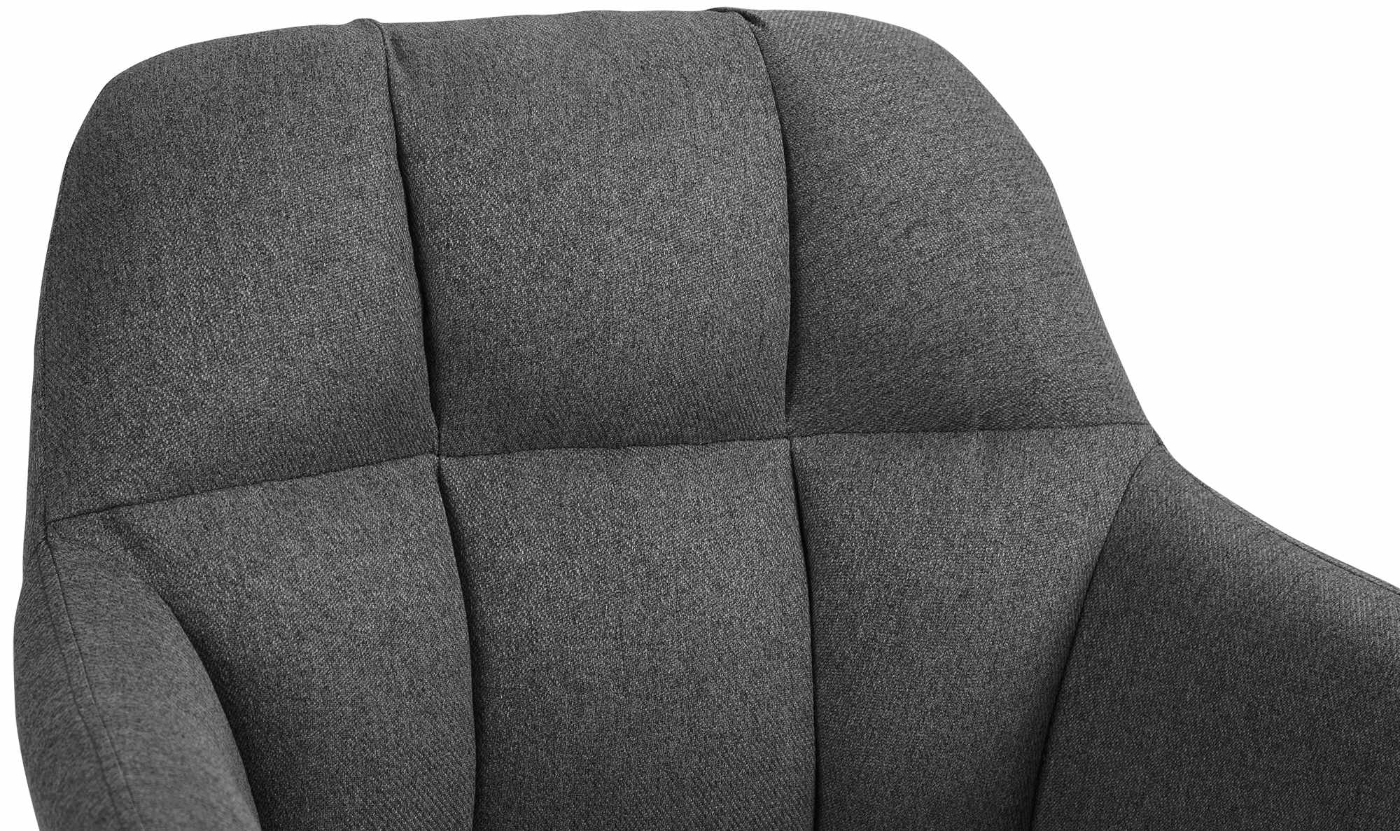 Barhocker Natoma Stoff schwarz