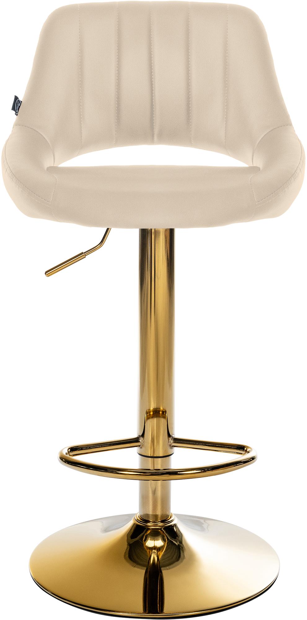Barhocker Milet Kunstleder gold