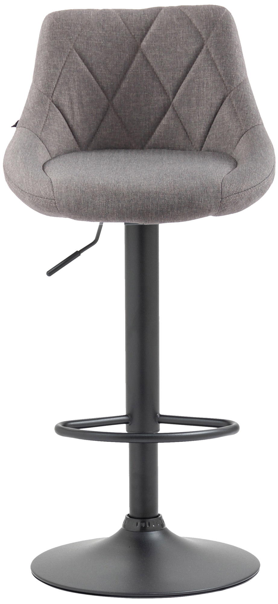 Barhocker Lazio Stoff schwarz