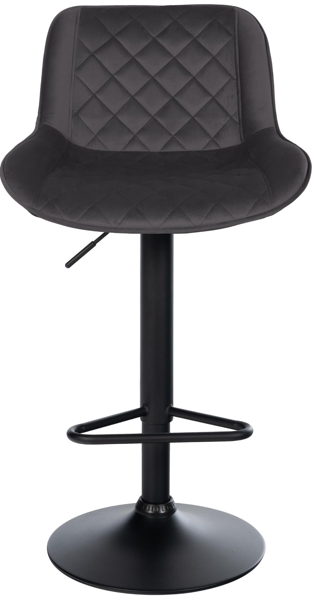 2er Set Barhocker Kasson Samt