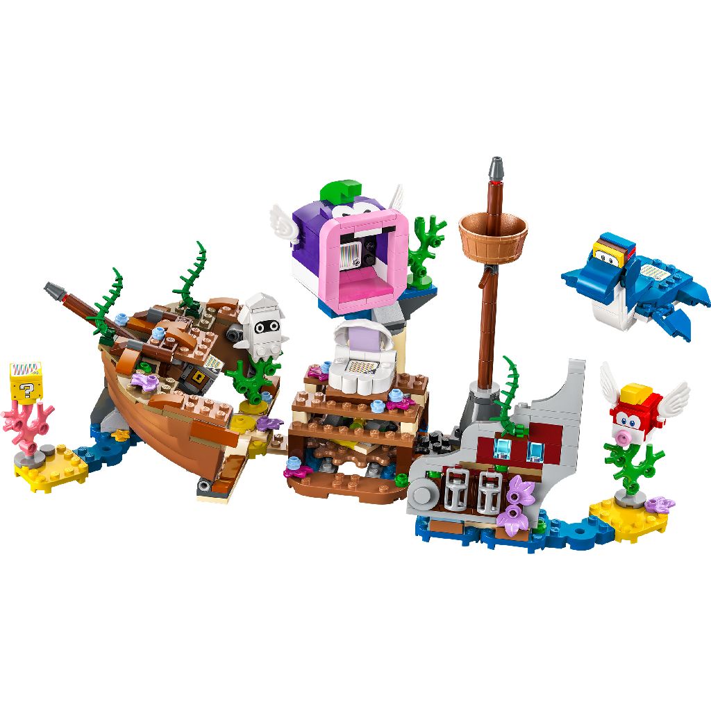 LEGO® Bau- & Konstruktionsspielzeug LEGO® 71432 Super Mario™ - Dorrie und das versunkene Schiff – Erweiterungsset (500 Teile)
