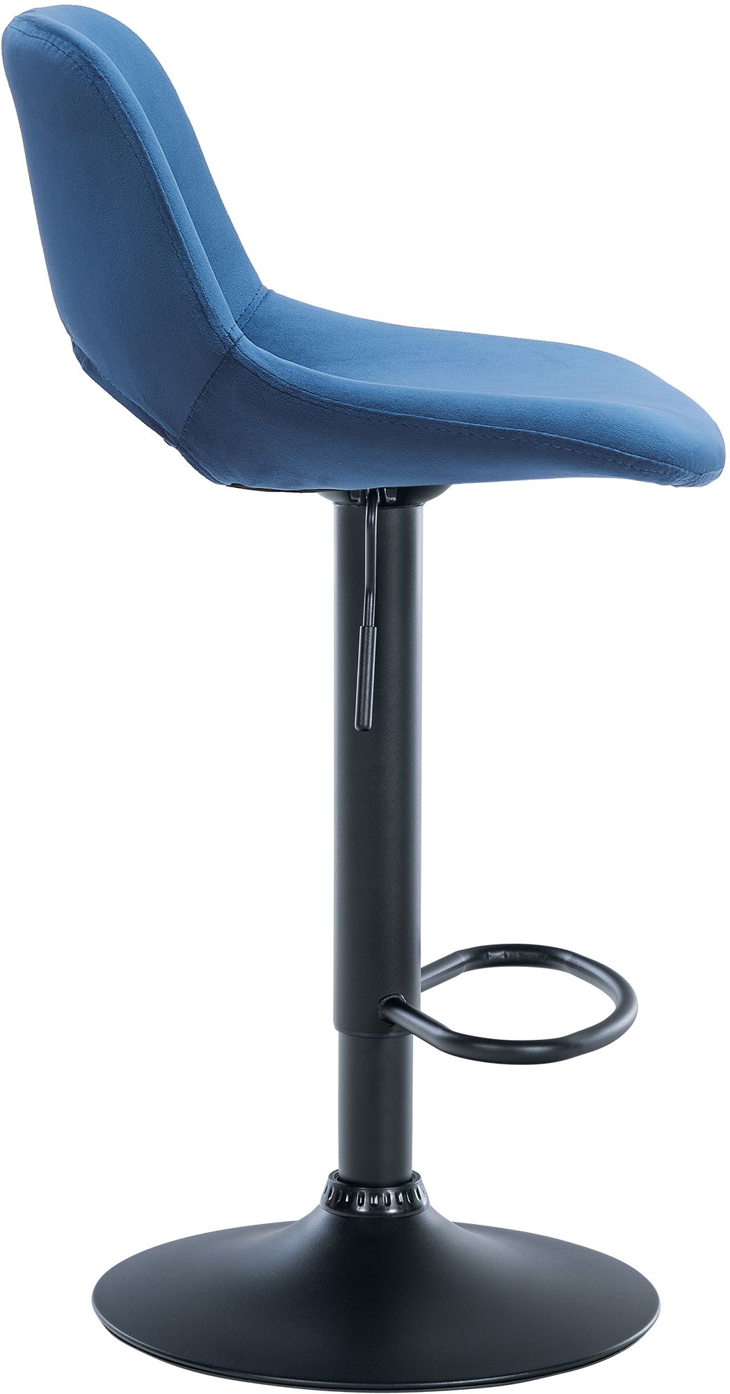 Barhocker Camden Samt schwarz