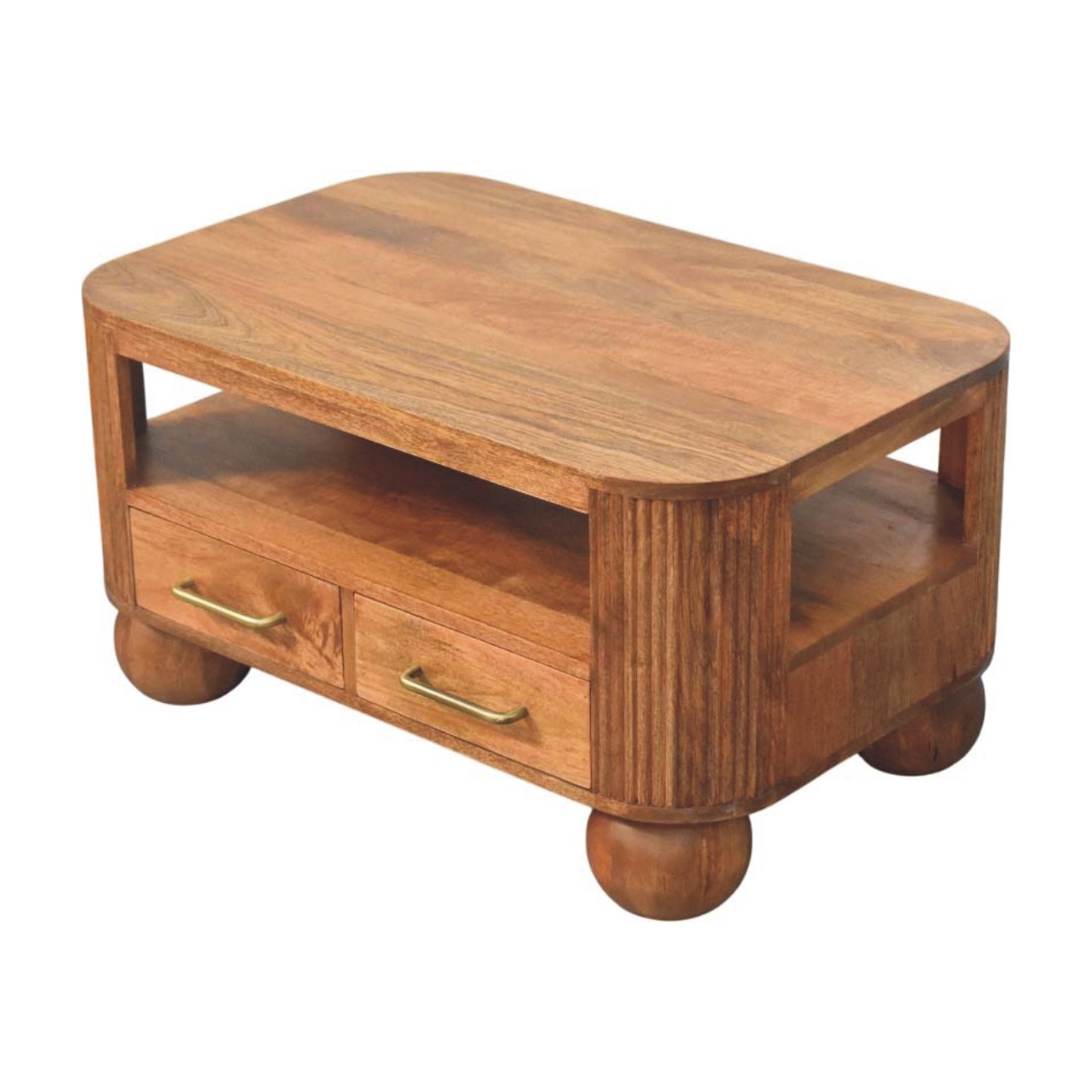 Briarwood-Couchtisch mit Rillenmuster