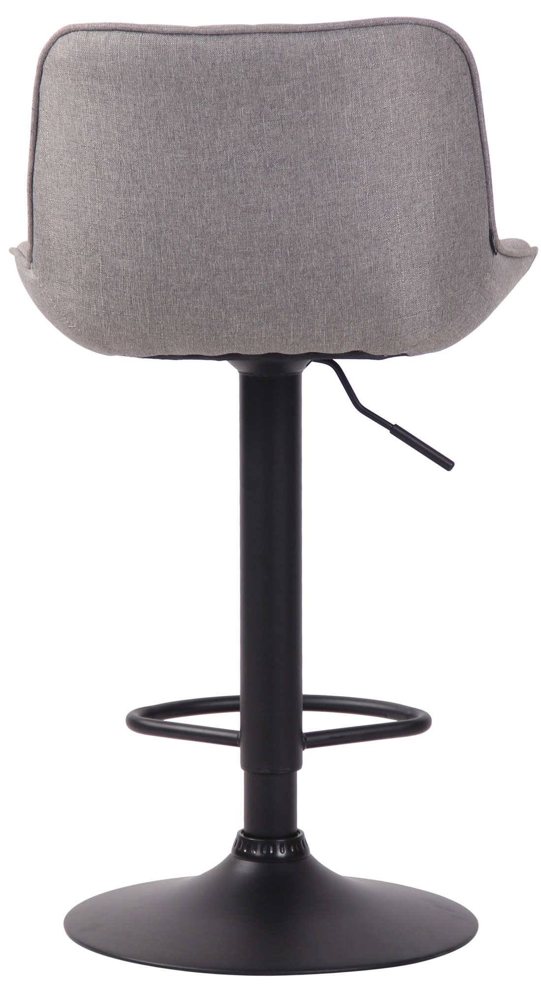 Barhocker Lentini Stoff schwarz