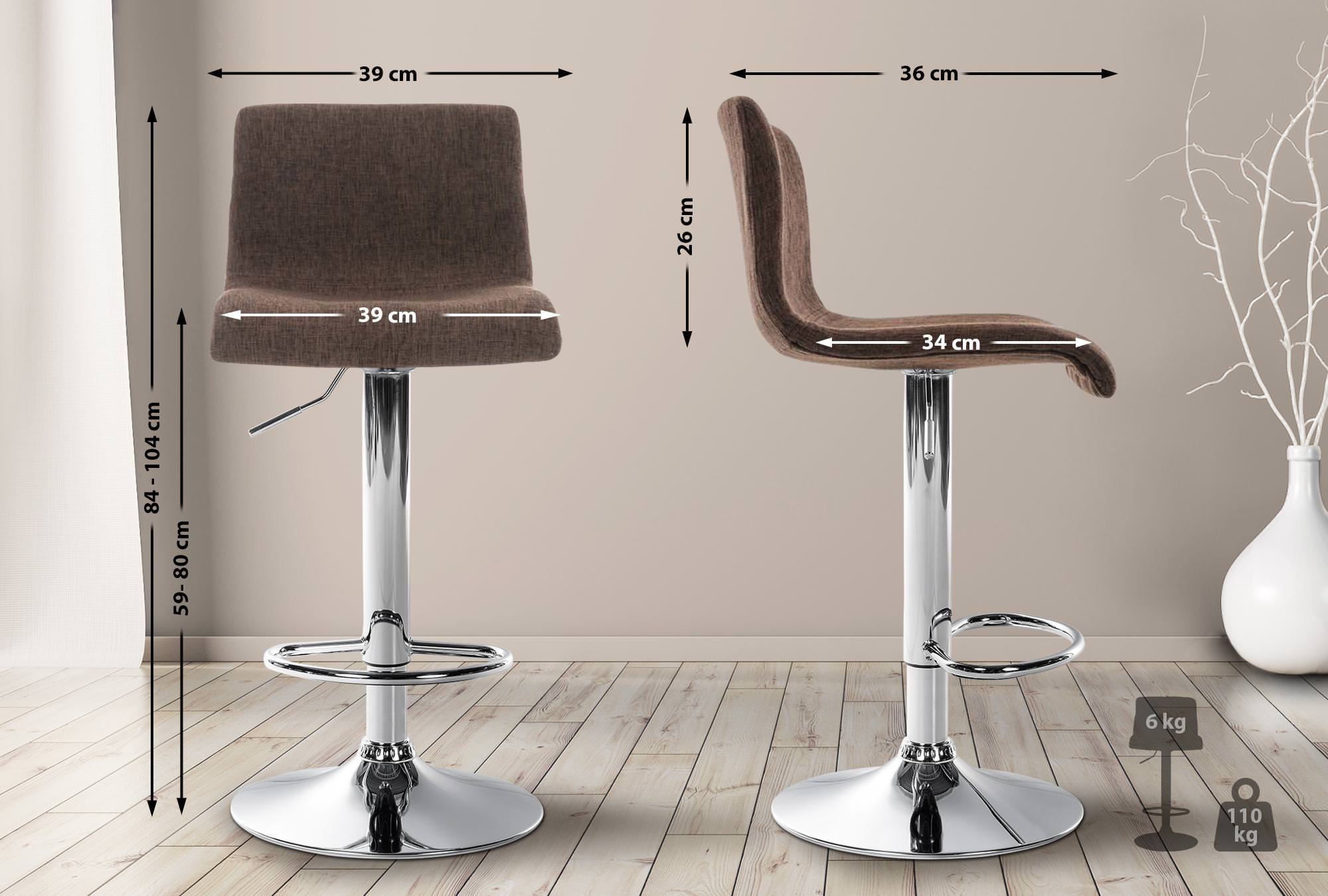 Barhocker Hoover Stoff C