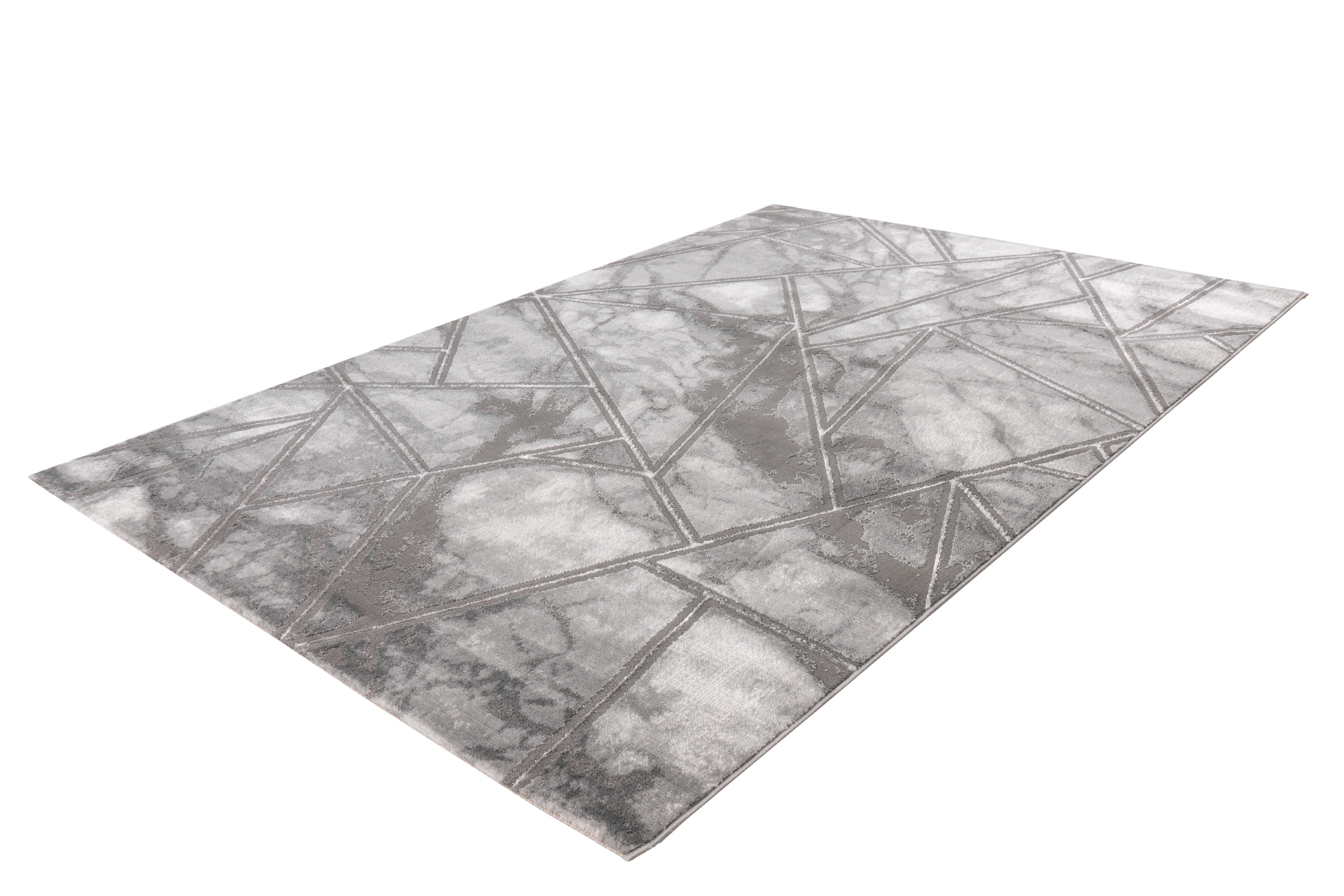 Teppich Mineral 225 Silber 80 x 300 cm