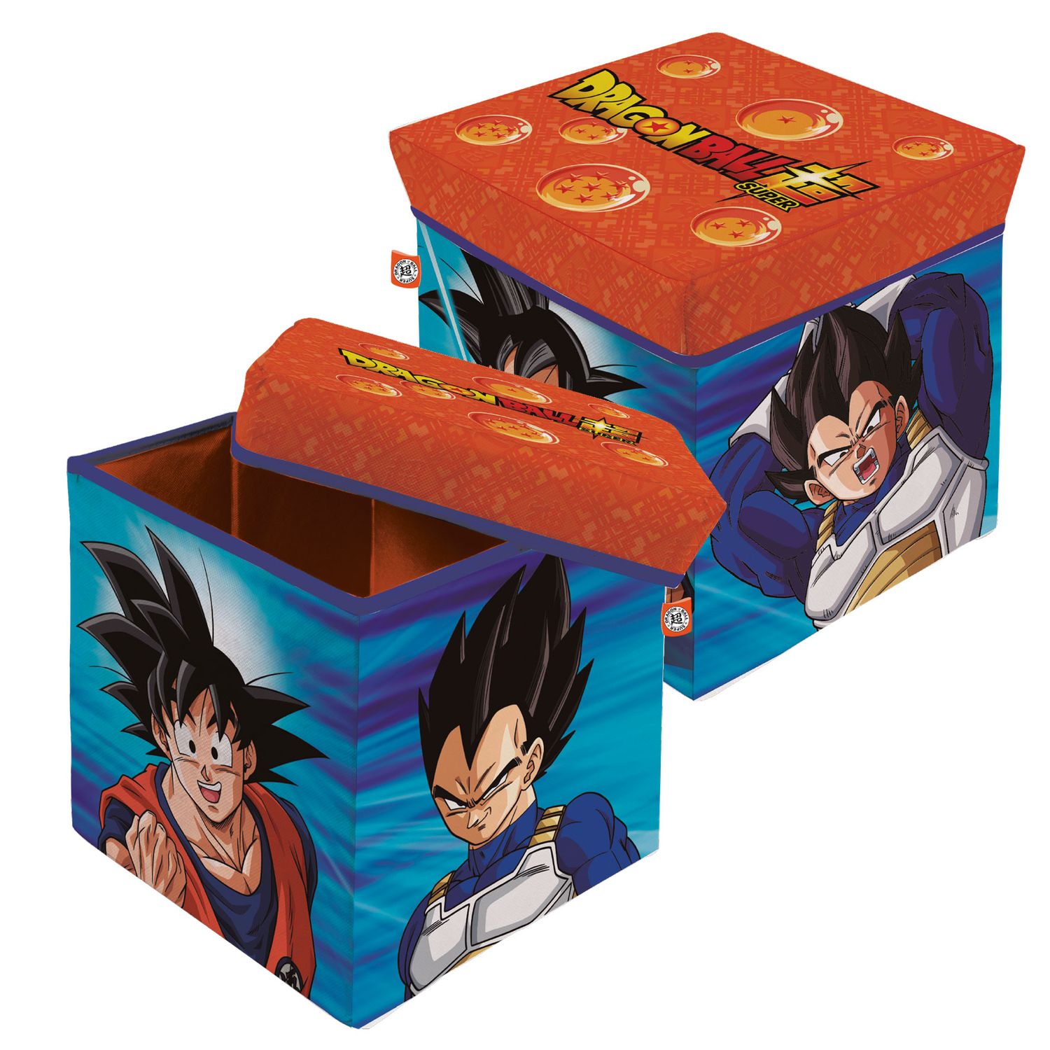 ARDITEX Spielzeugaufbewahrung Dragon Ball - Aufbewahrungshocker - 30 x 30 x 30 cm