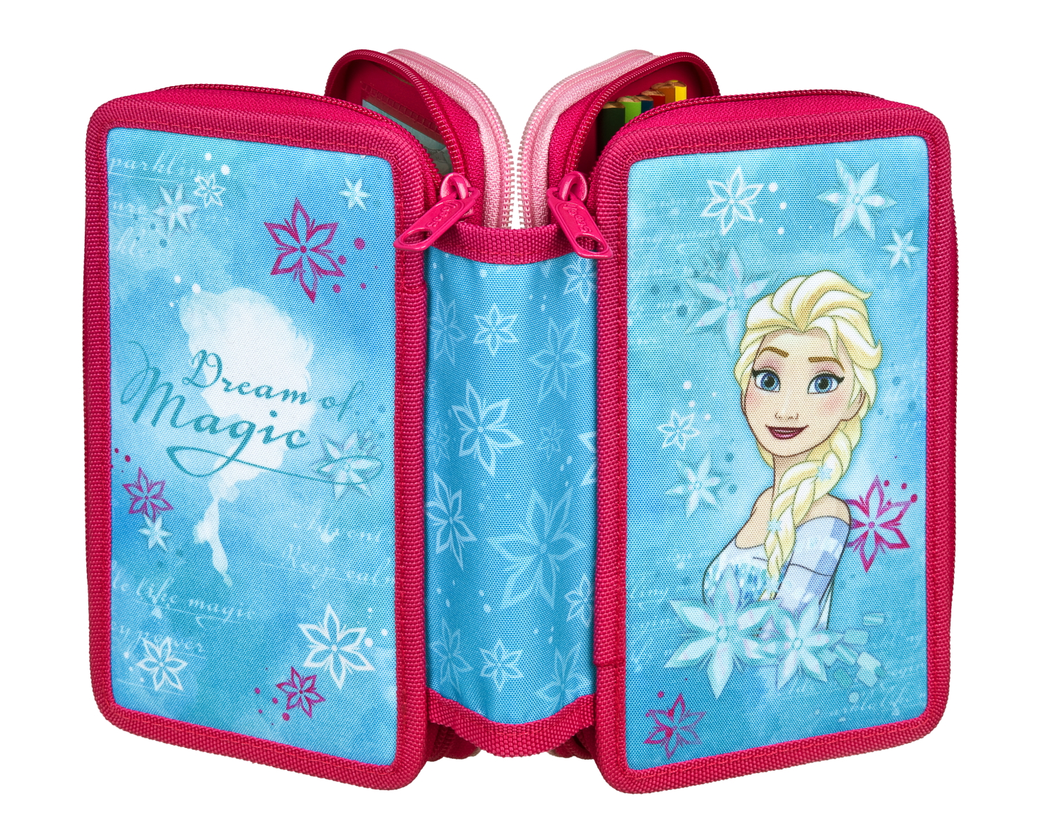 Undercover Eiskönigin Disney Frozen - Tripledecker, gefülltes Schüleretui