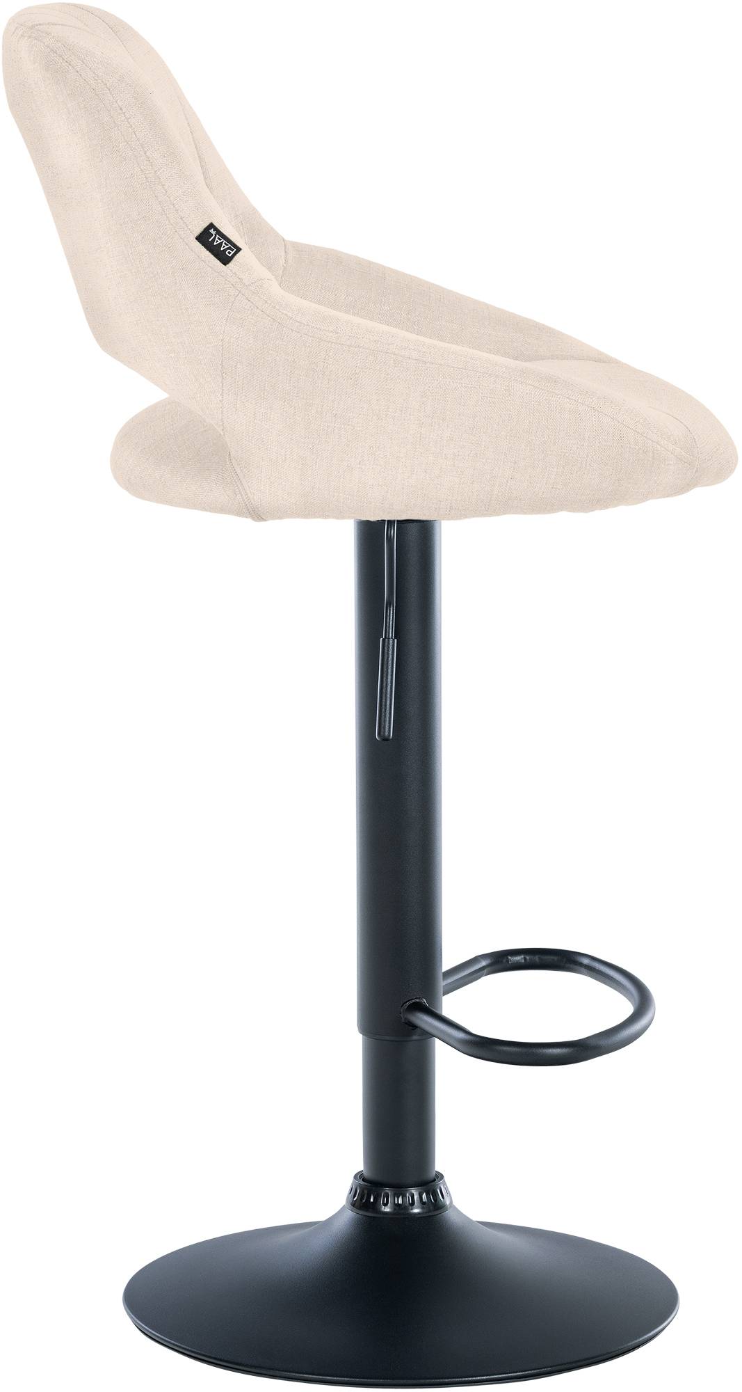 Barhocker Milet Stoff schwarz