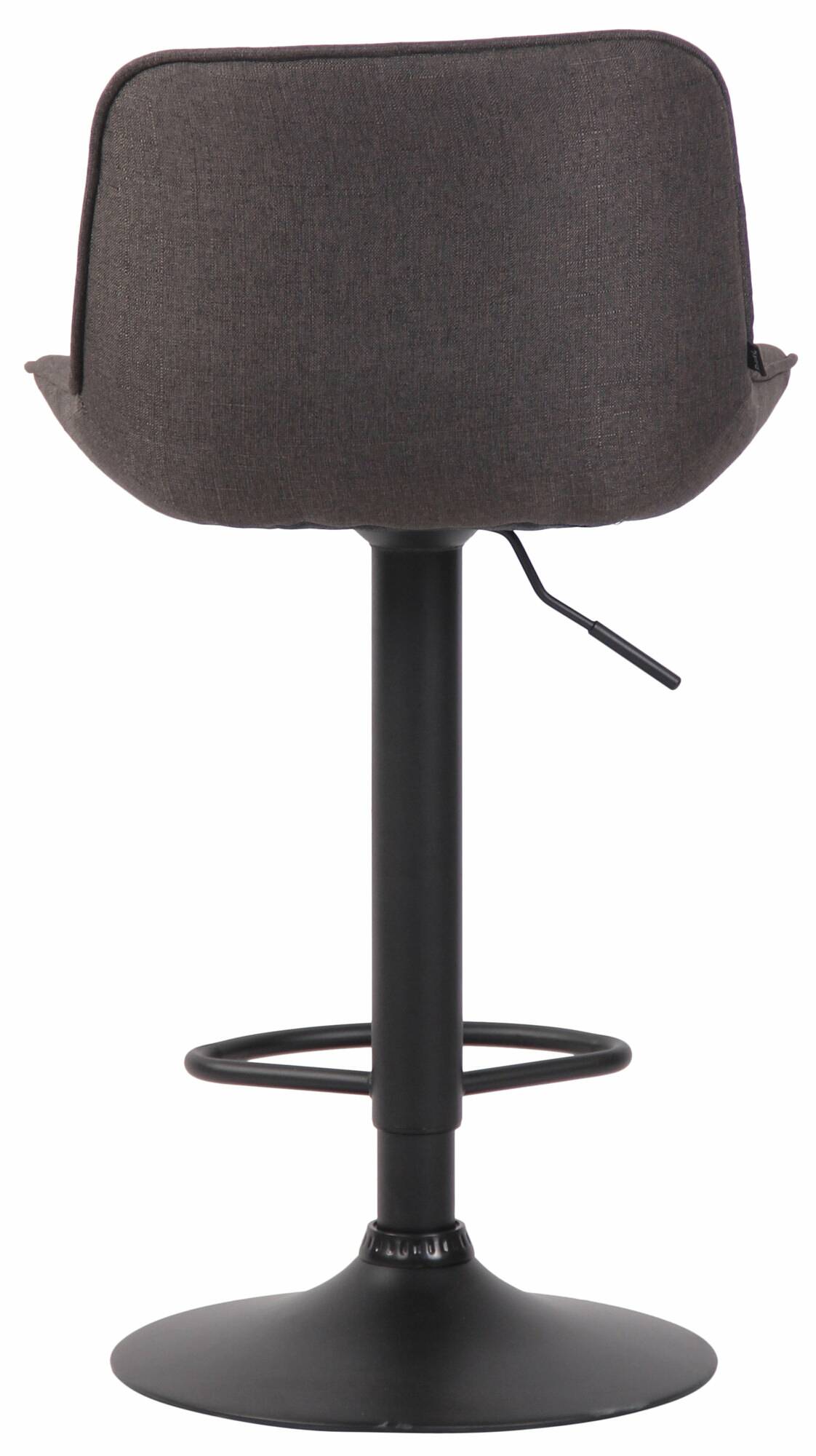 2er Set Barhocker Lentini Stoff schwarz