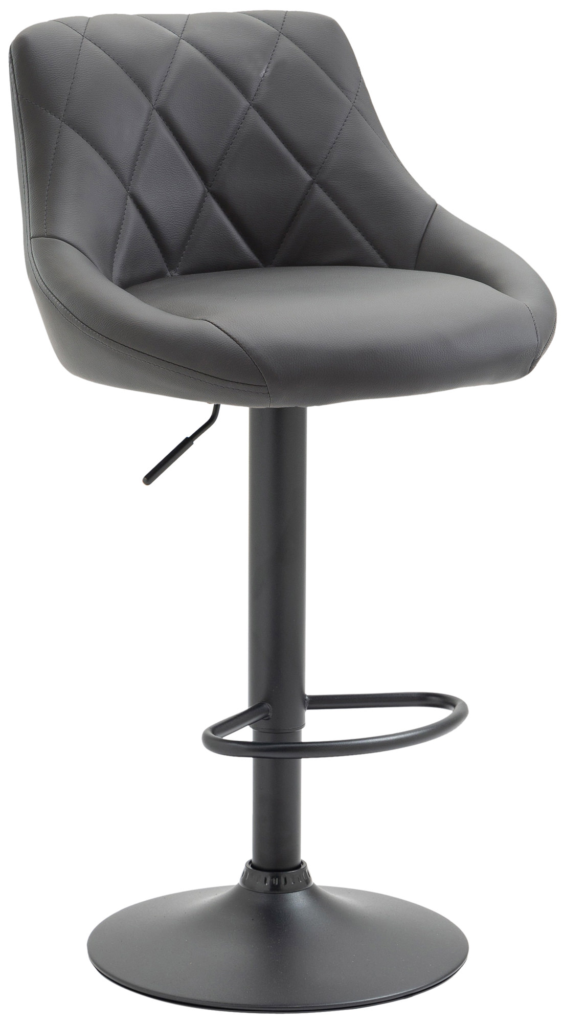 Barhocker Lazio Kunstleder schwarz
