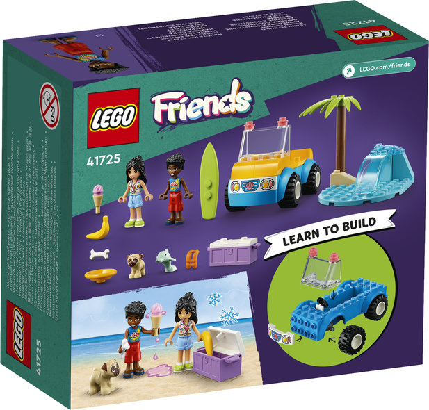 LEGO® Bau- & Konstruktionsspielzeug LEGO® 41725 - Friends Strandbuggy Spaß (61 Teile)