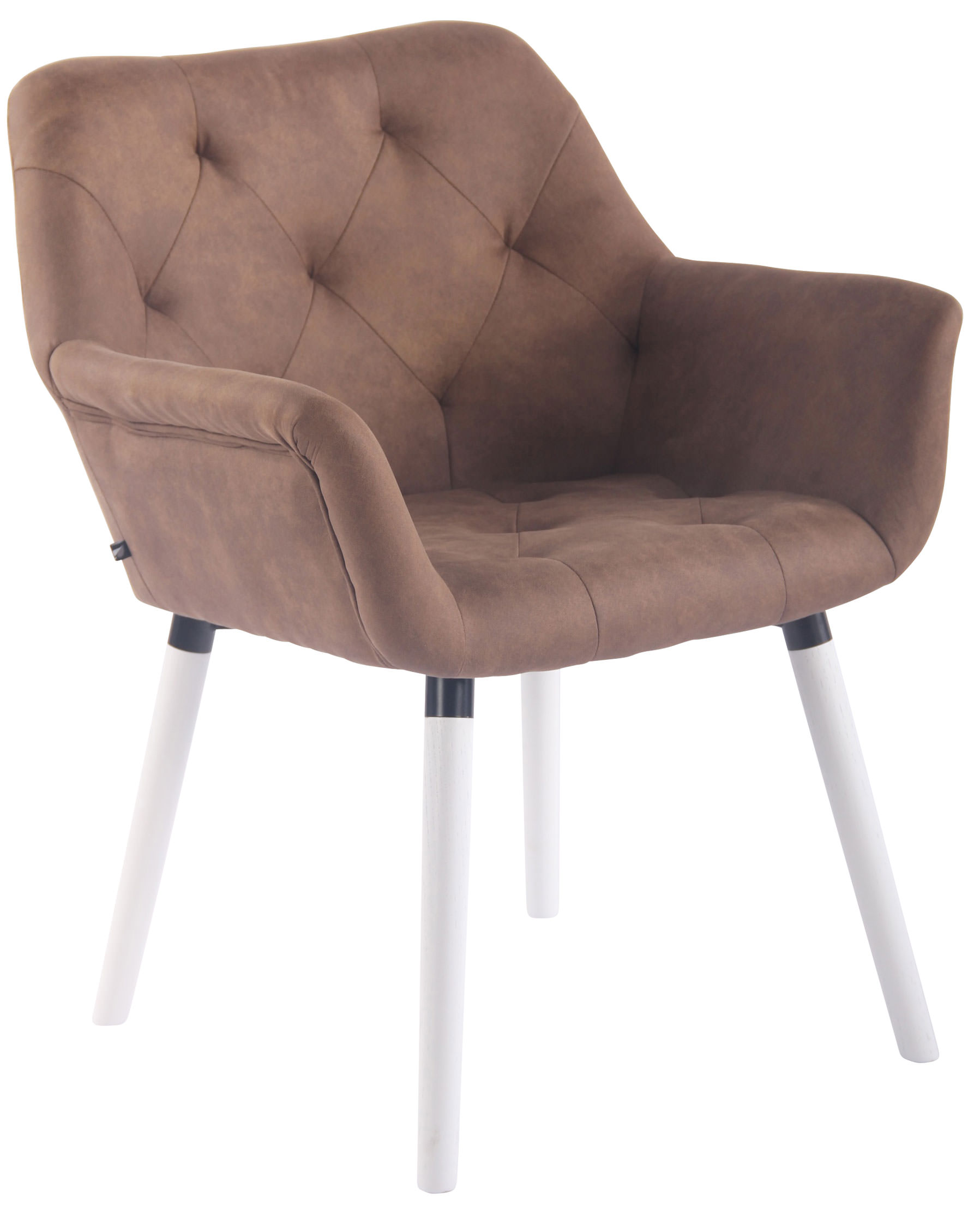 Esszimmerstuhl Cassidy Vintage Kunstleder weiß