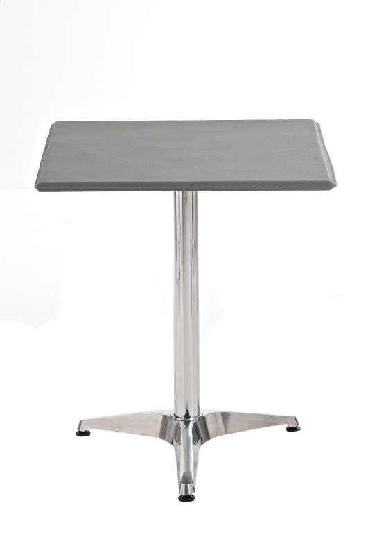 Beistelltisch mit Lederbezug