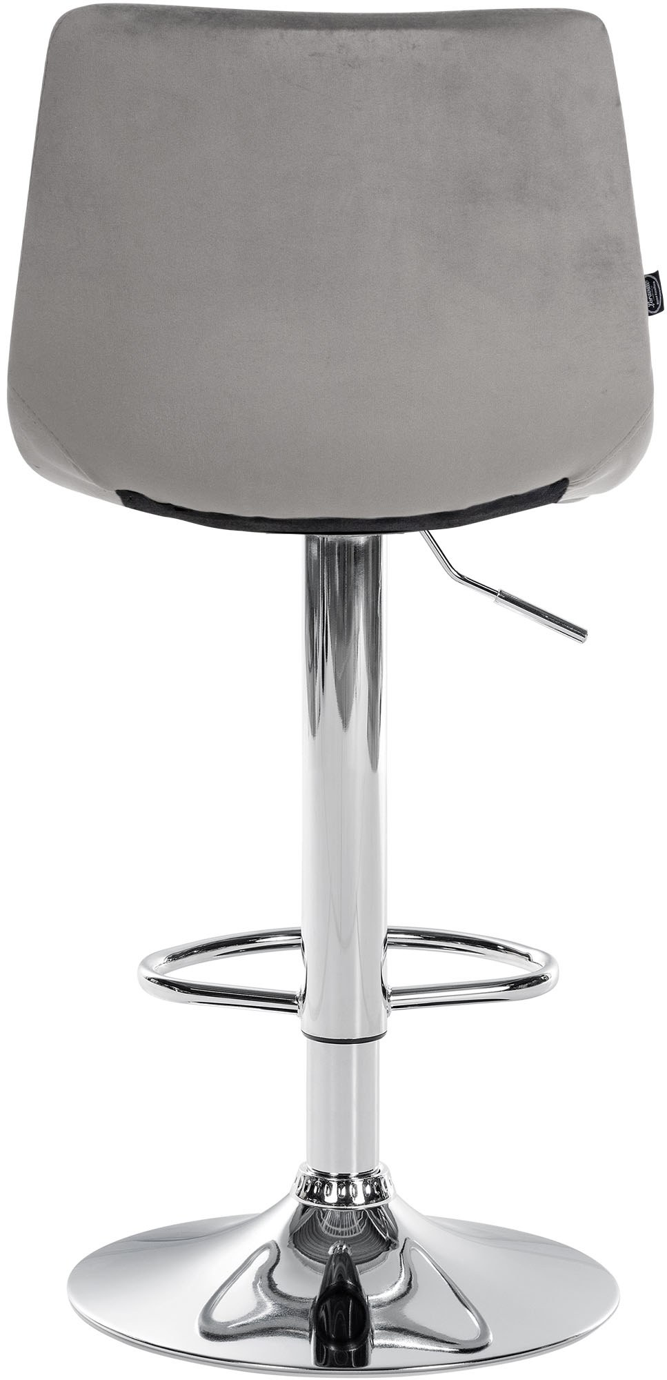 2er Set Barhocker Jerry Samt chrom