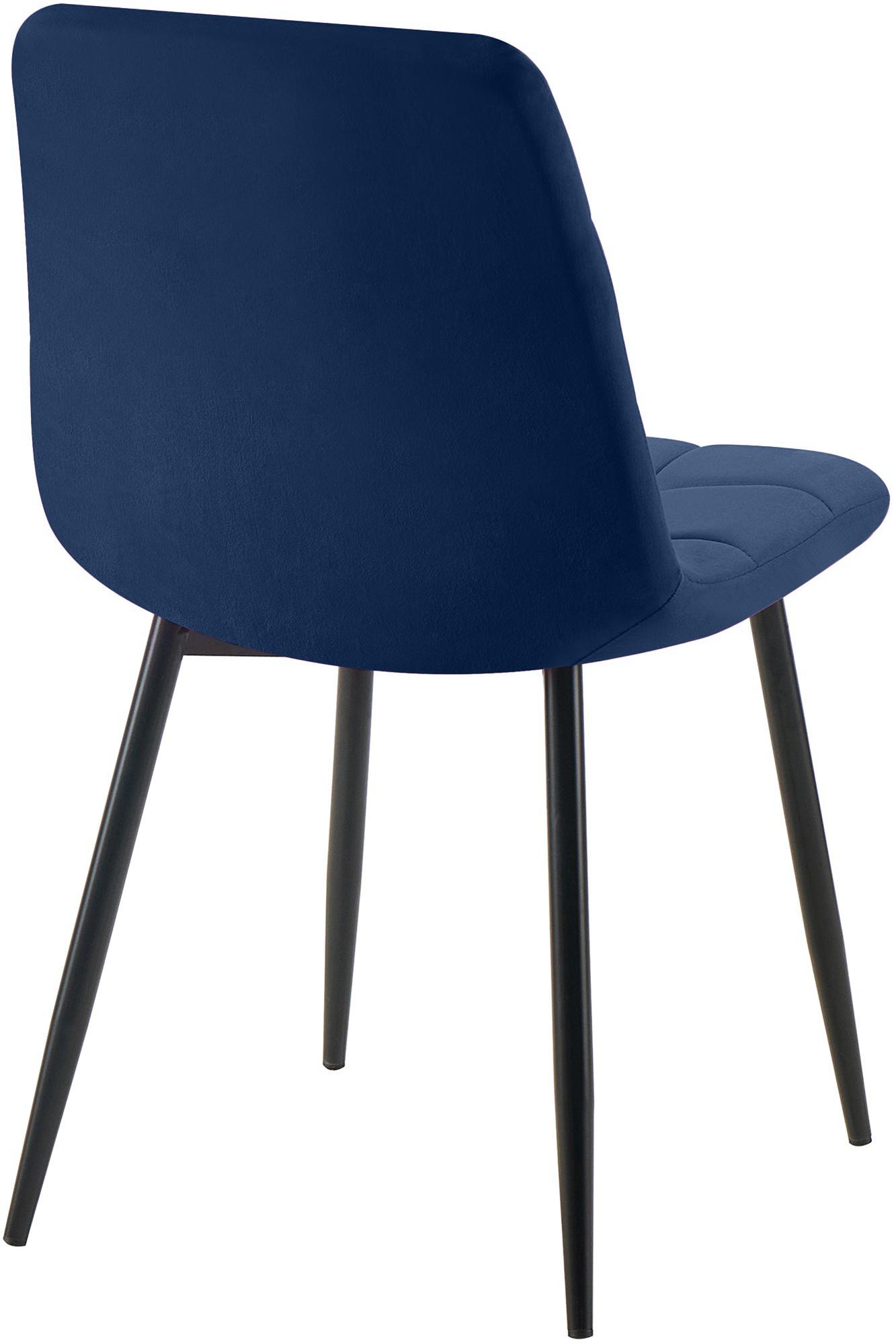 2er Set Esszimmerstuhl Tilde Samt
