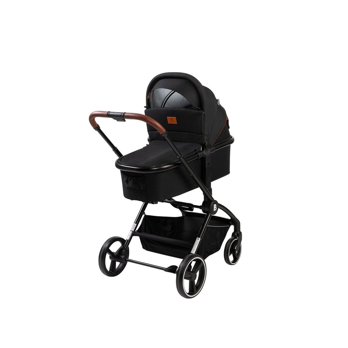 BabyTrold Alex 2in1 Kinderwagen Night mit Babywanne, Sportsitz und Fußsack