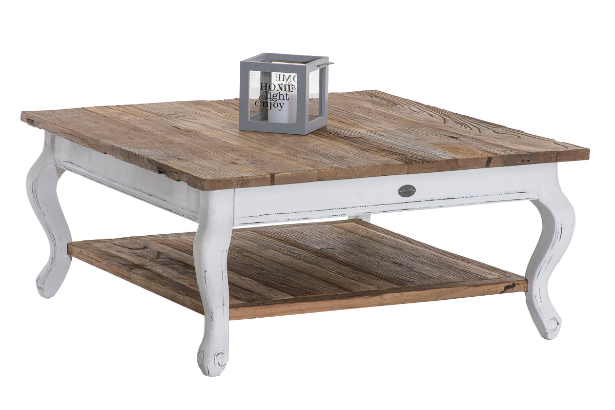 Couchtisch Eneas 90x90 weiß