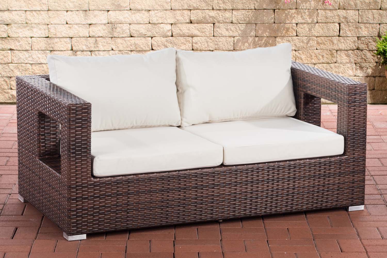 2er Sofa Honolulu Flachrattan