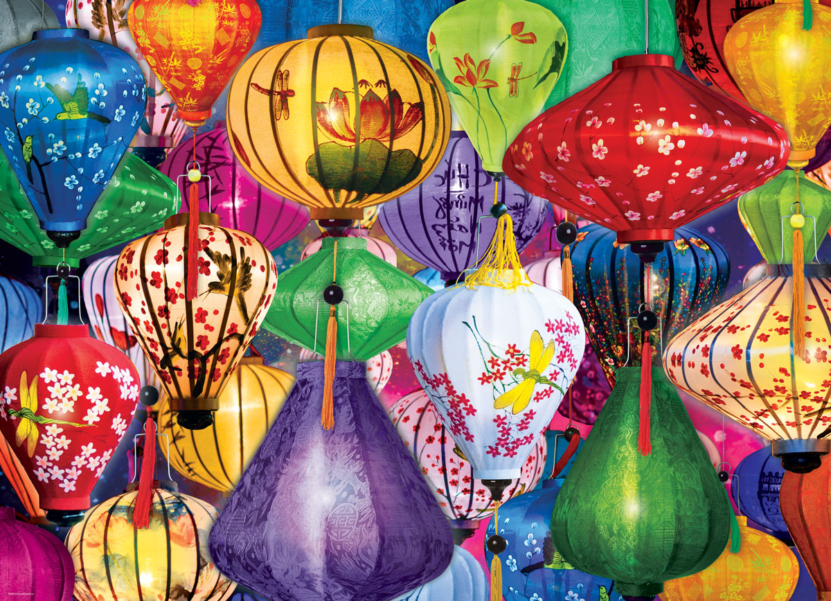 Eurographics Puzzles Asiatische Laternen 1000 Teile Puzzle