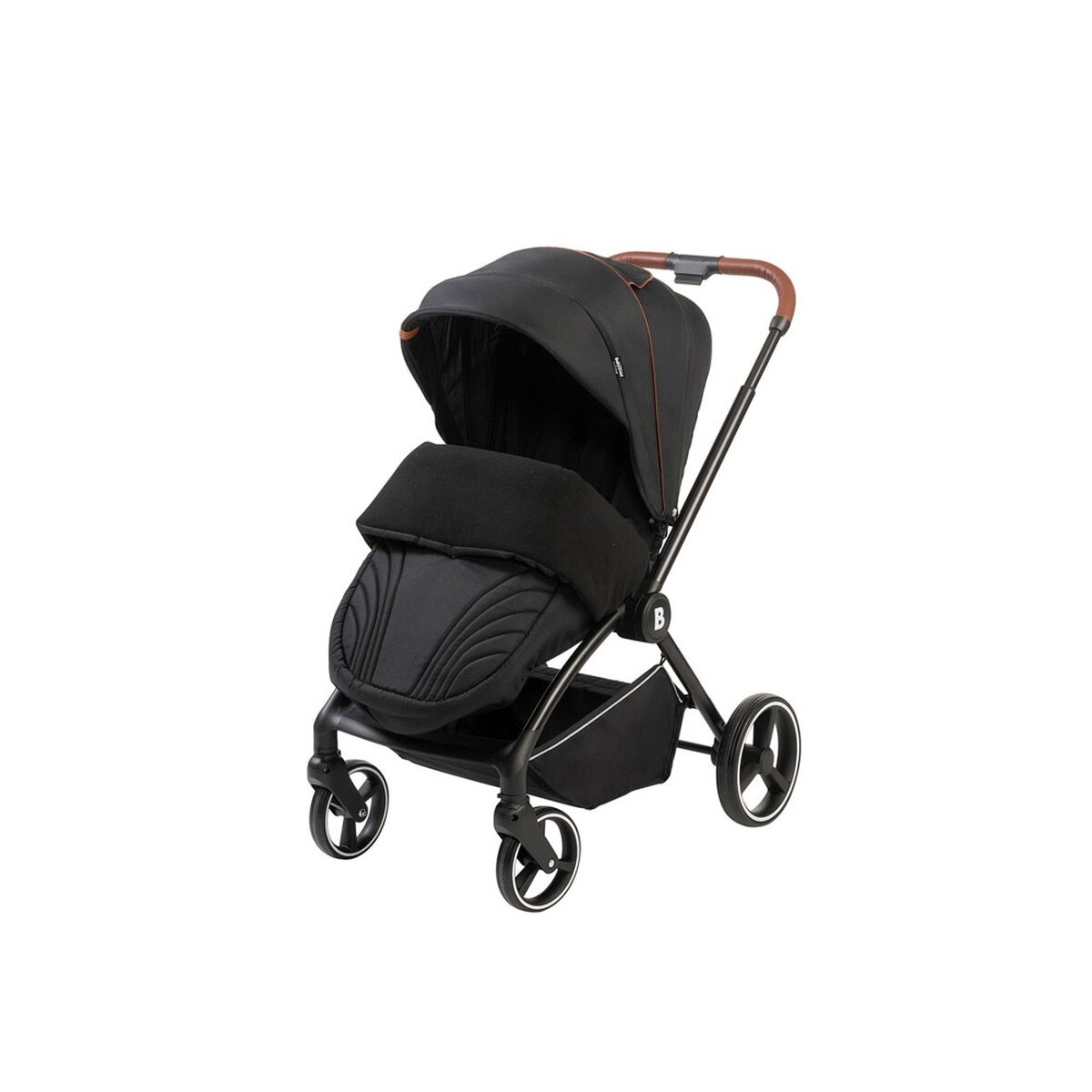 BabyTrold Alex 2in1 Kinderwagen Night mit Babywanne, Sportsitz und Fußsack