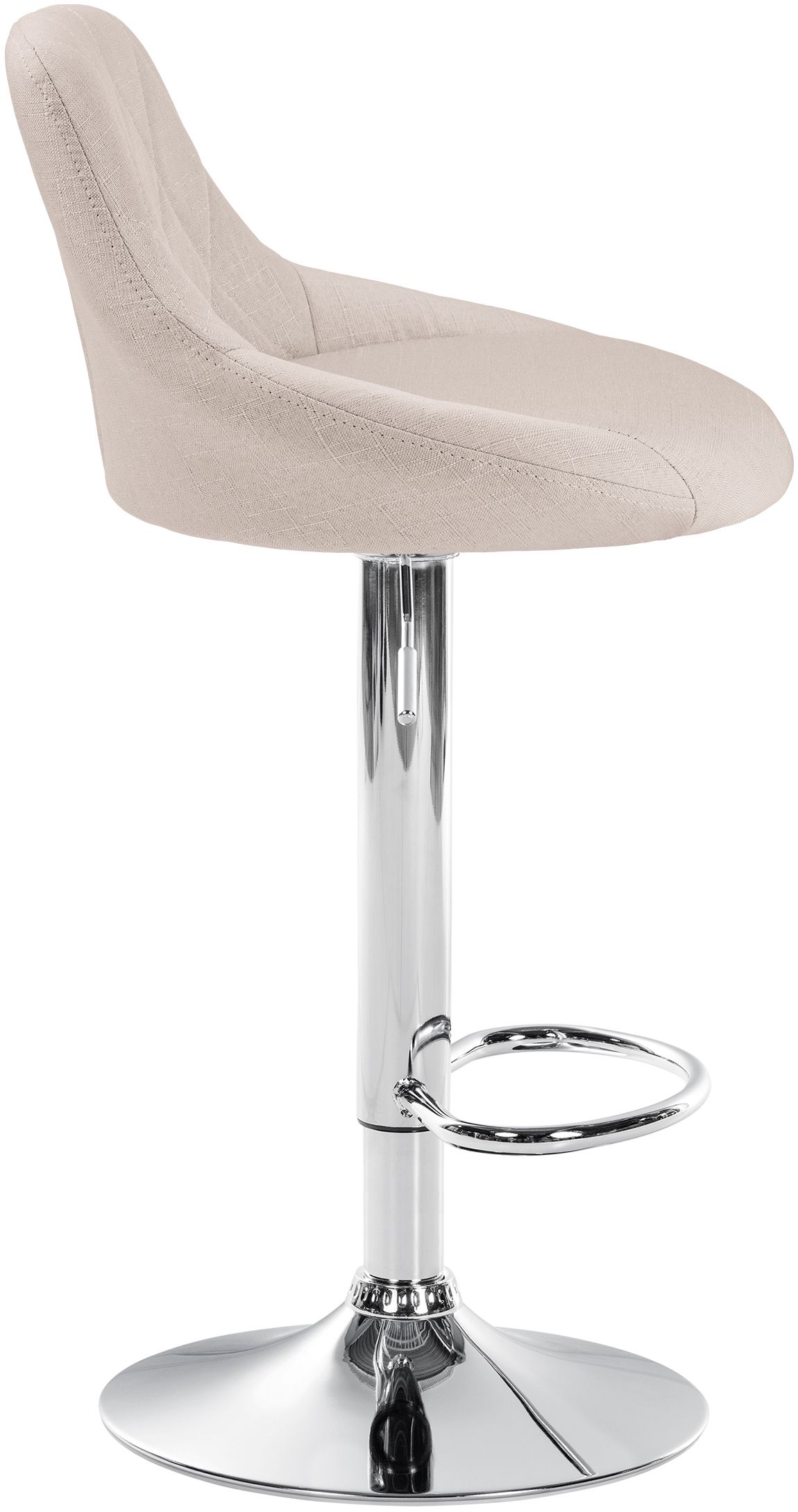 Barhocker Lazio Stoff chrom