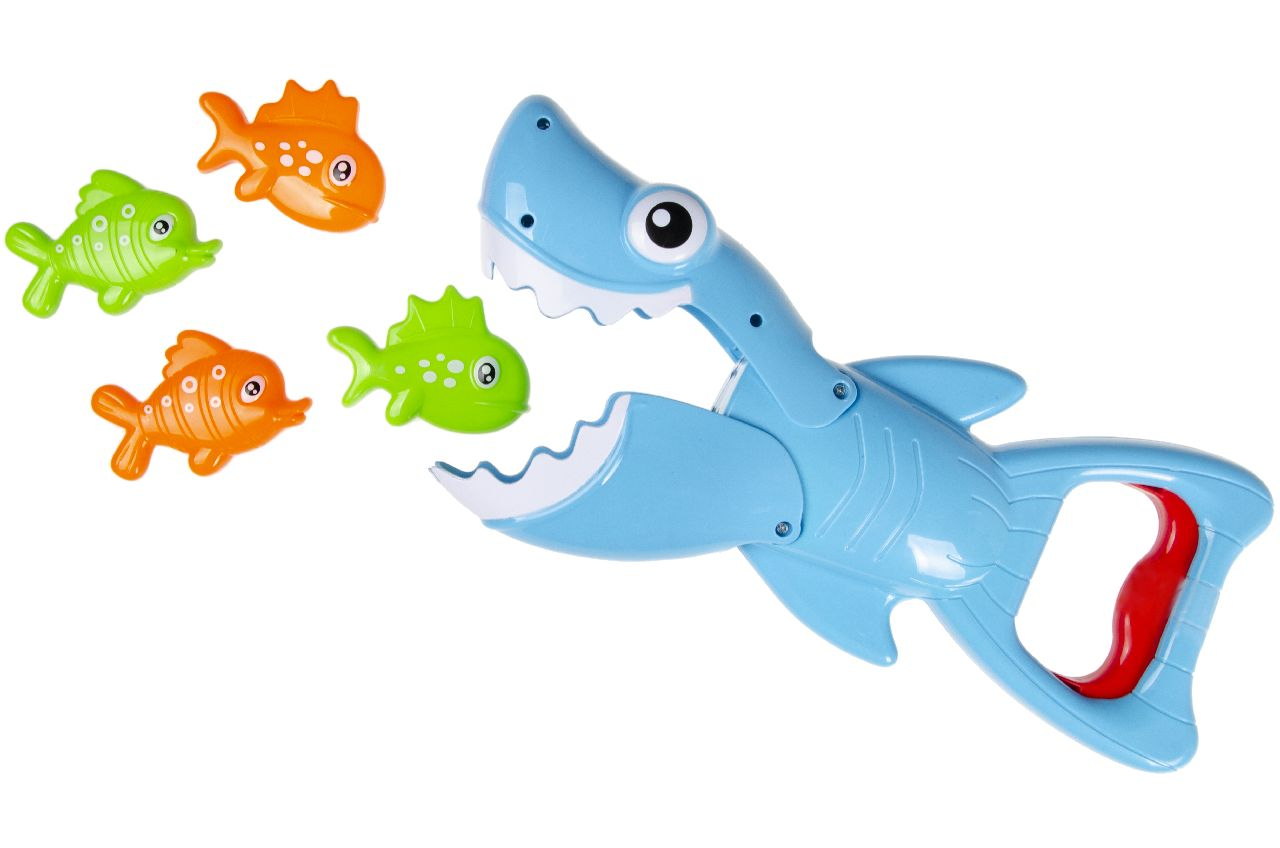 LG-Imports Geschicklichkeitsspiele Shark Grabber Fishing Set