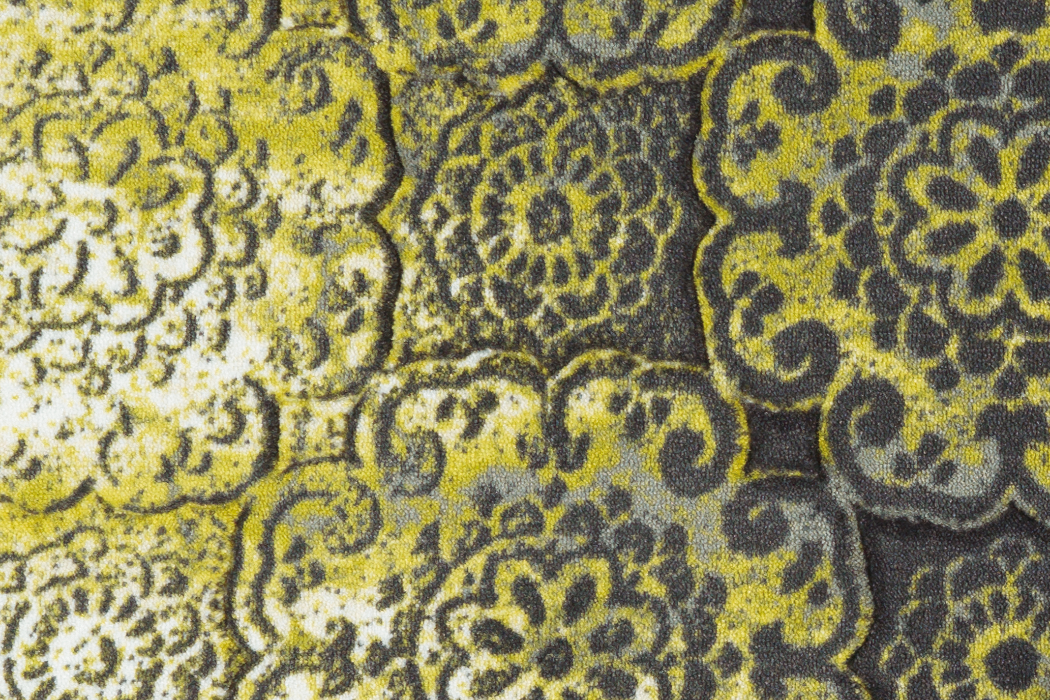 Fußmatte Living Mat 56 Anthrazit / Gelb 64cm x 168cm