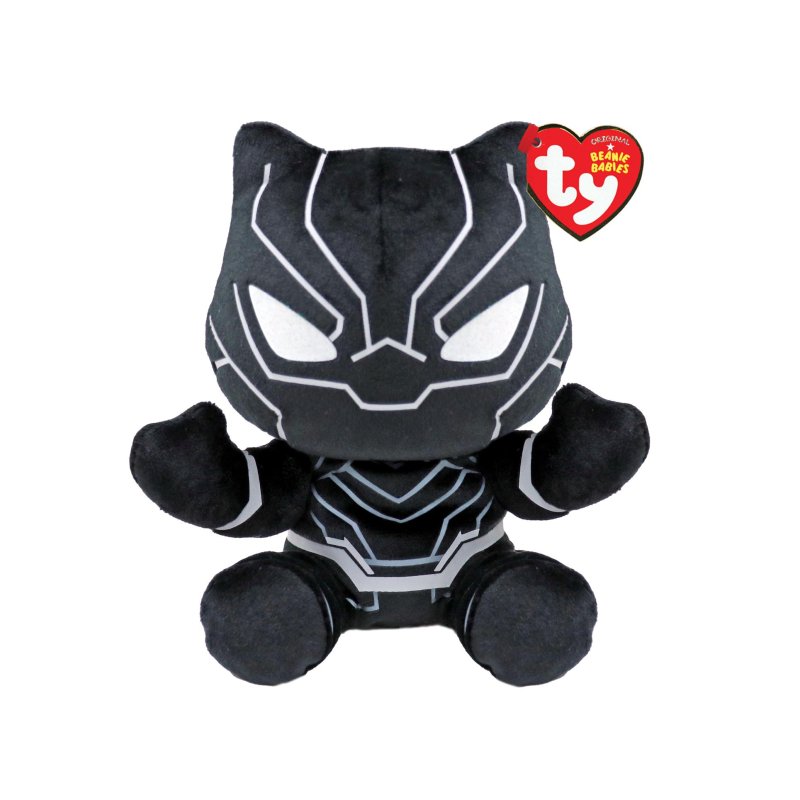 TY Plüschfiguren Ty 44000 - Marvel Black Panther - Plüschfigur Soft - 15 cm