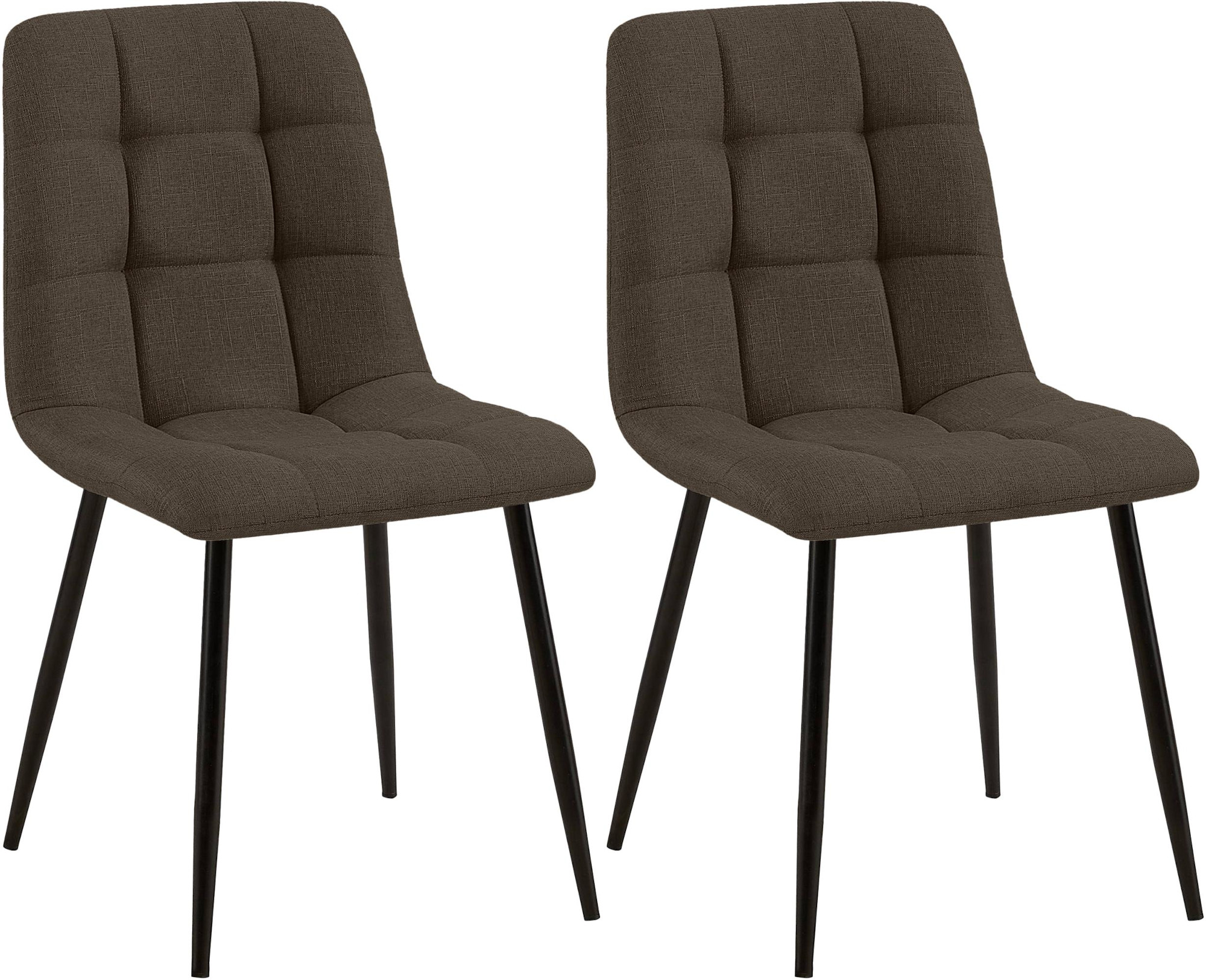 2er Set Esszimmerstuhl Tilde Stoff