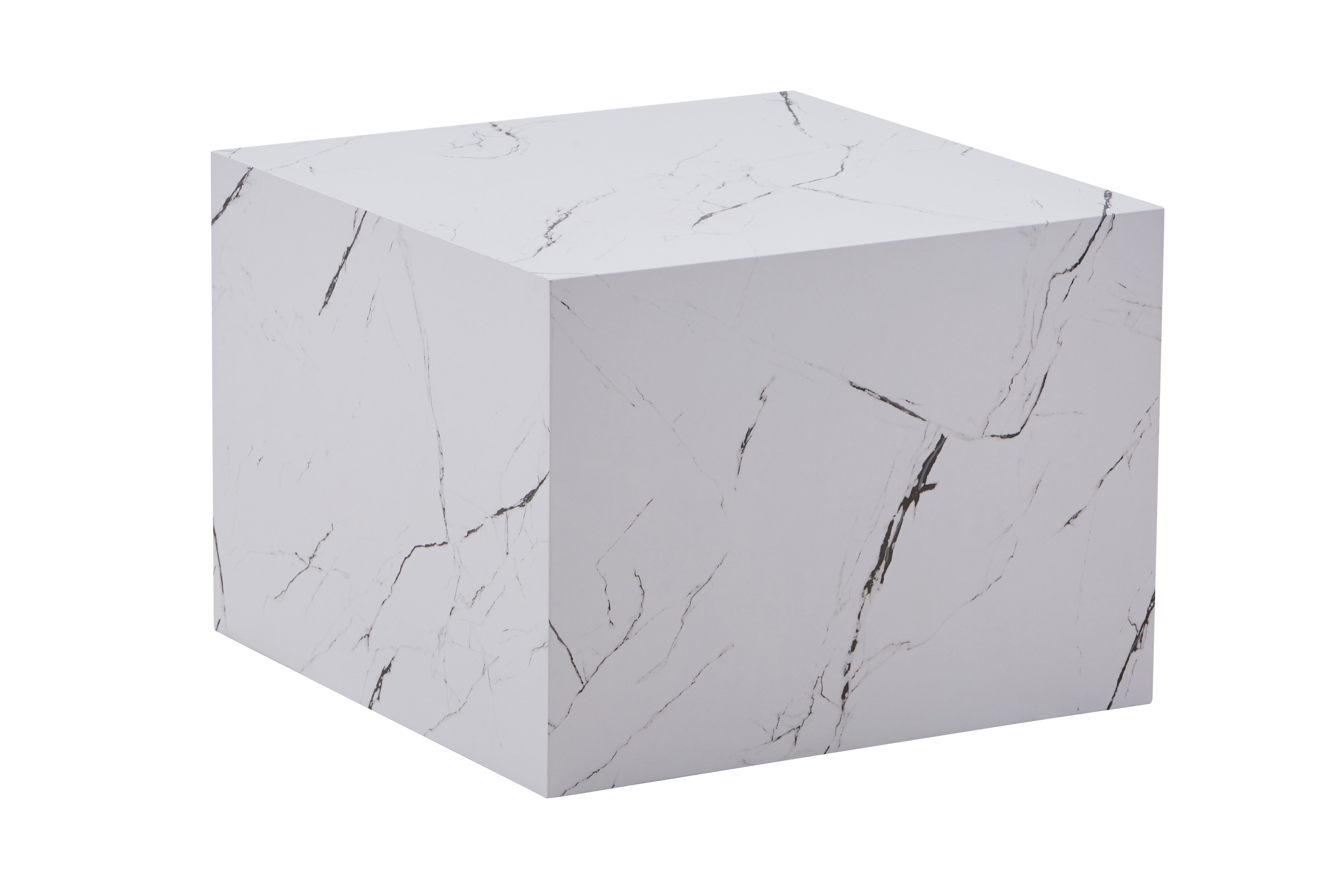 Beistelltisch Beistelltisch Cuboid 125 Weiß