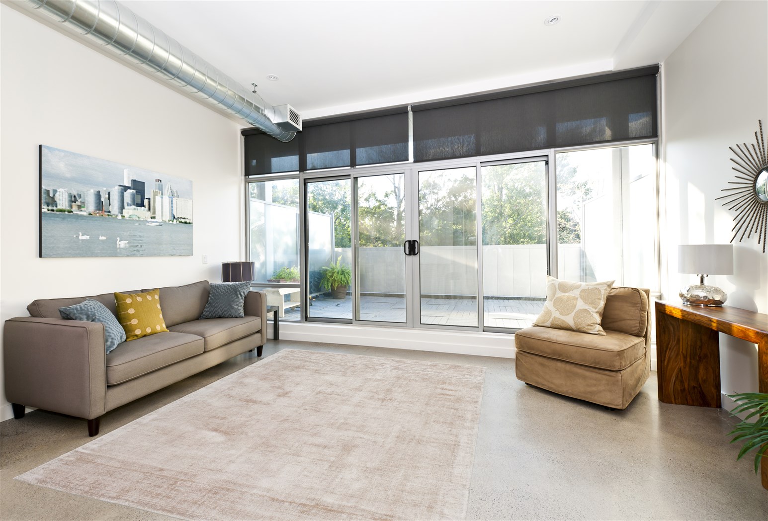 Teppich Luxury 110 Elfenbein / Taupe 80cm x 150cm